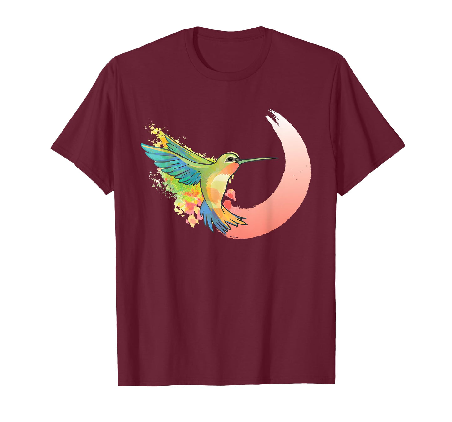 Watercolour hummingbird. T-Shirt
