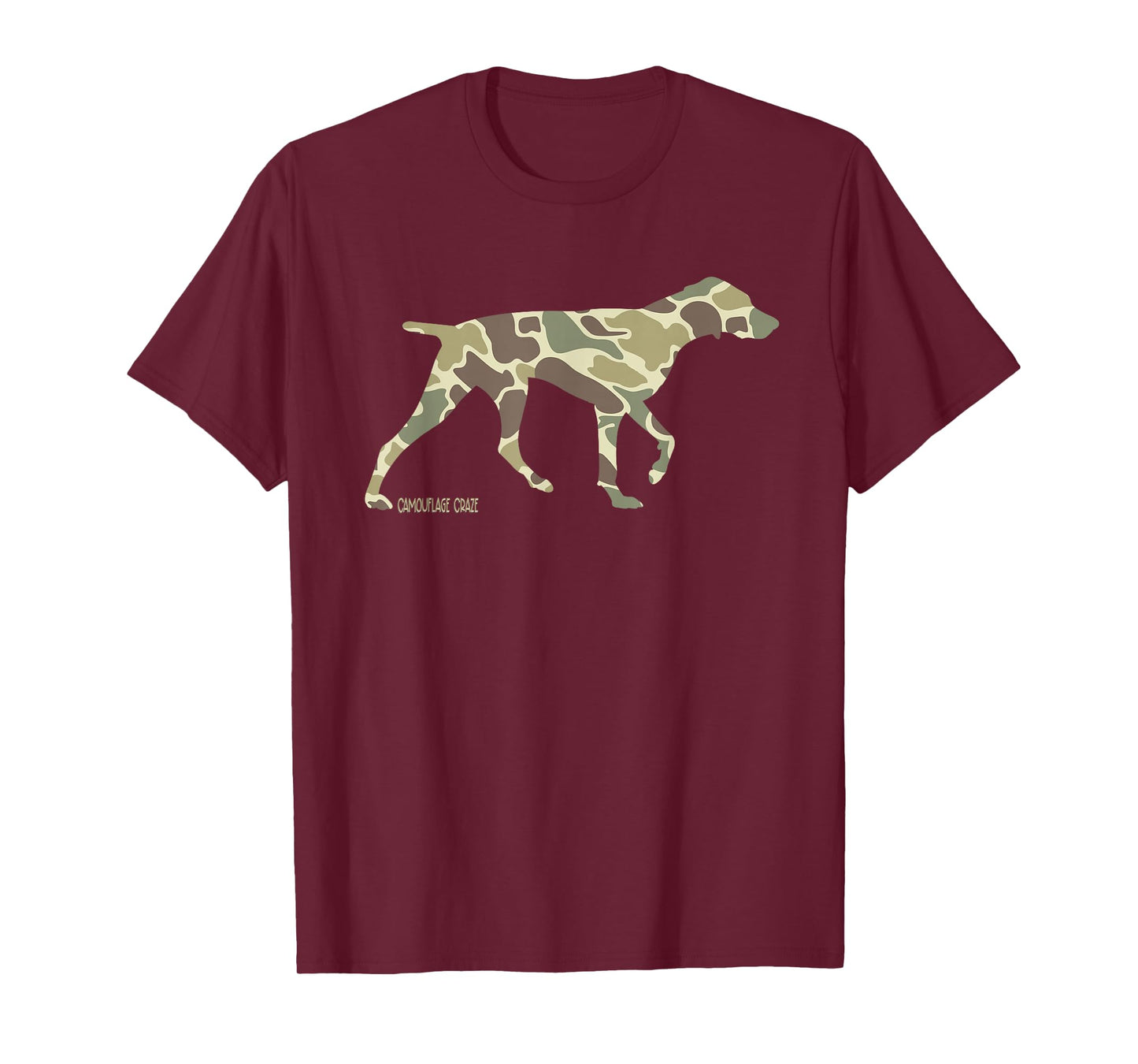 Hunting Dog Camouflage Camo Dog Labrador Hunting Camo Hunter Men Women Kids T-Shirt