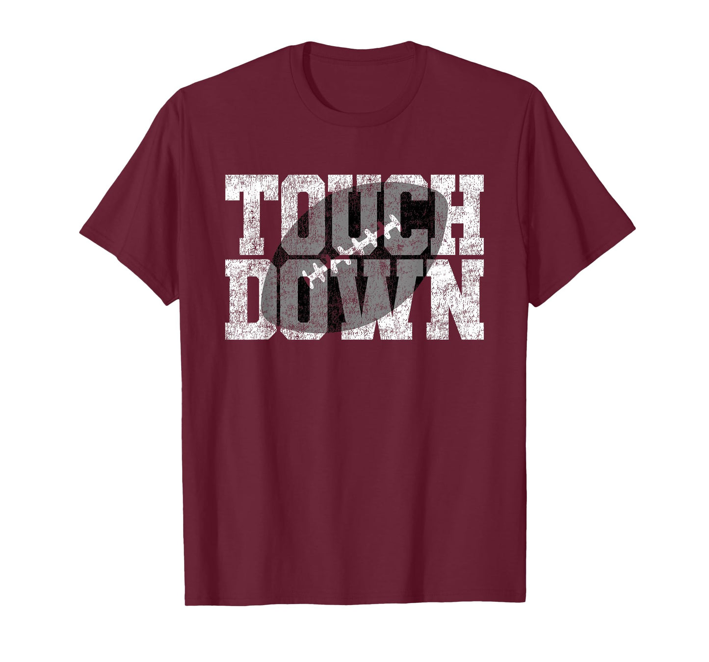 Football Fan Gear Vintage Touchdown Graphic Novelty T-Shirt