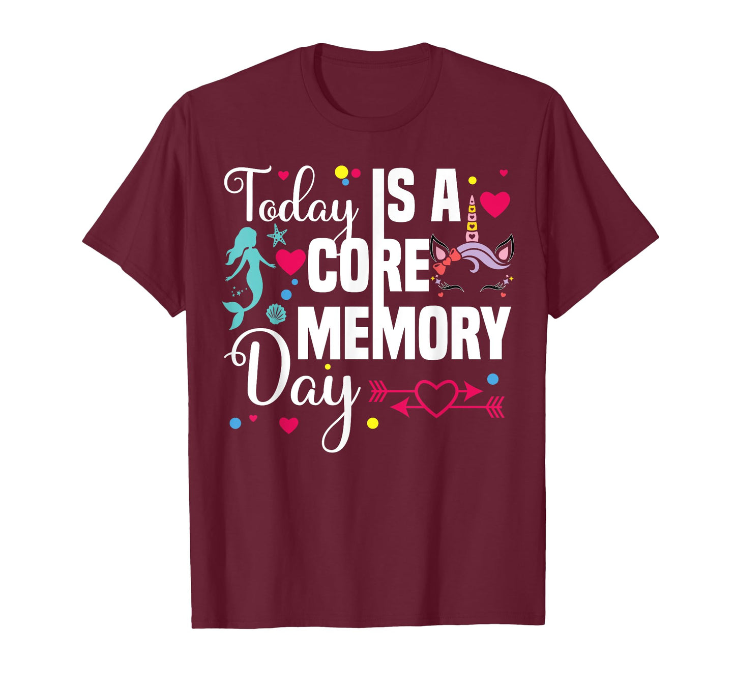 Today Is A Core Memory Day kids girls Emotions Out T-Shirt