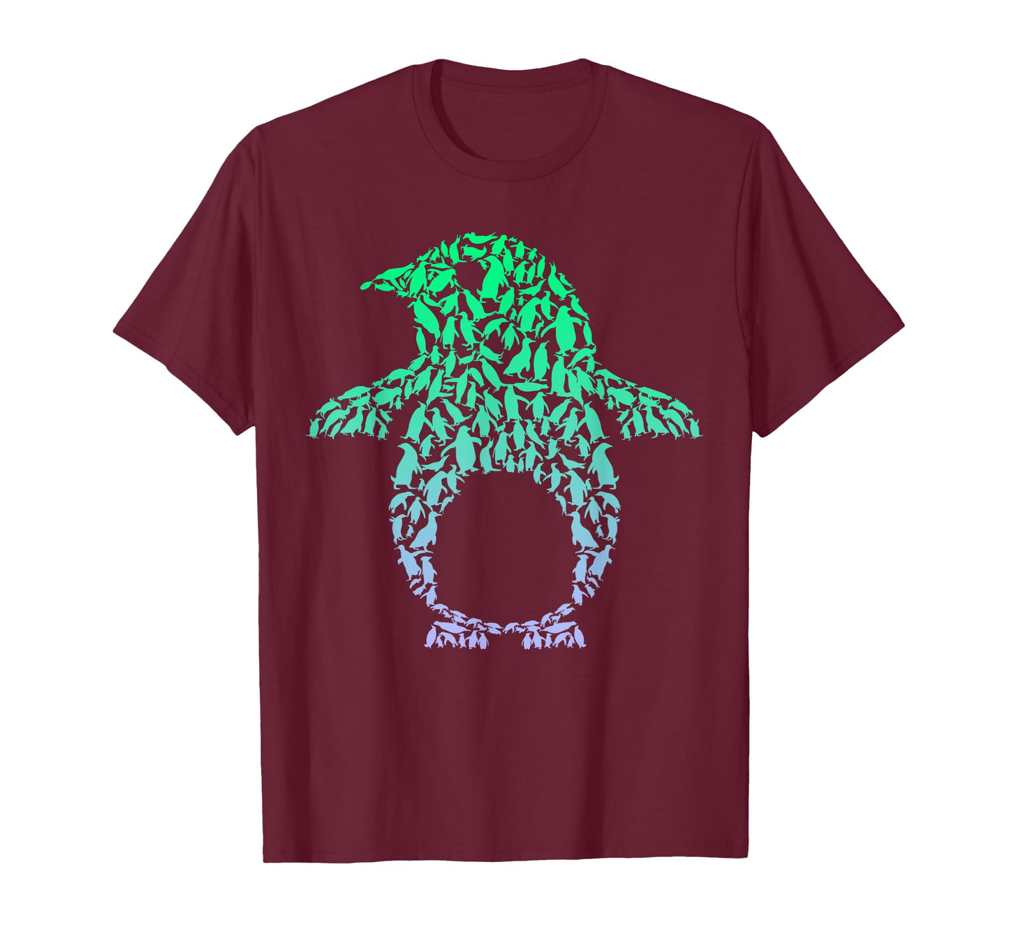 Silhouette Penguins Tshirt for Penguin Lover | Boys Penguin T-Shirt