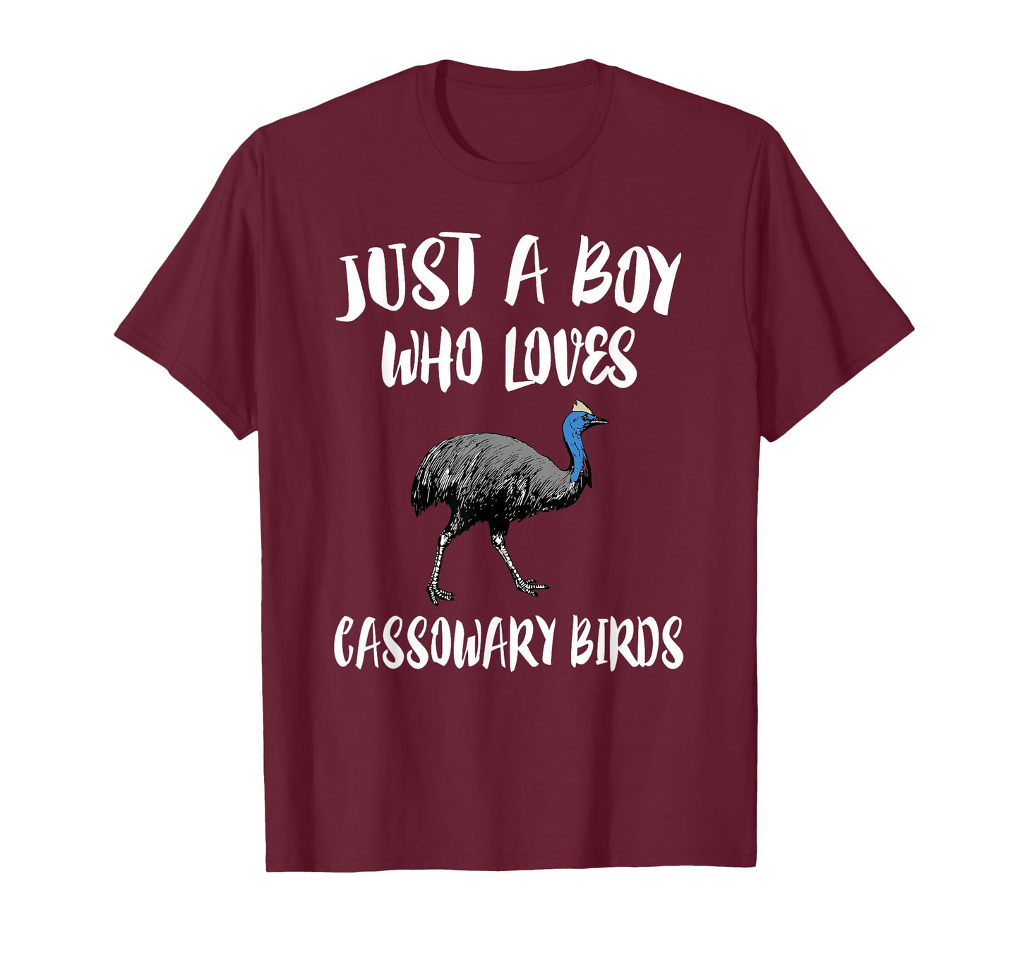 Just A Boy Who Loves Cassowary Birds Gift T-Shirt