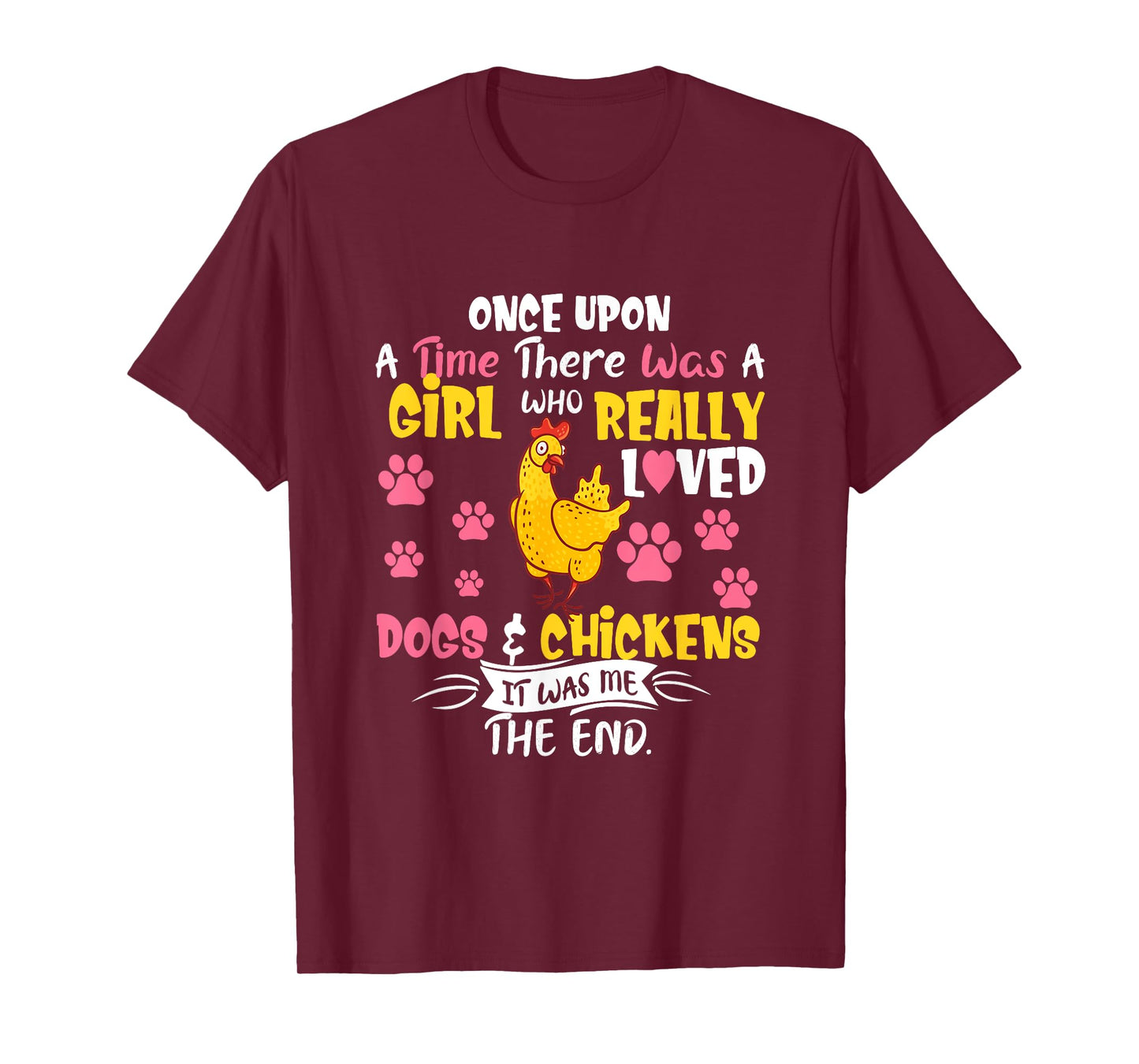 Funny Chicken Dog Lover for Women Girls Farmer T-Shirt