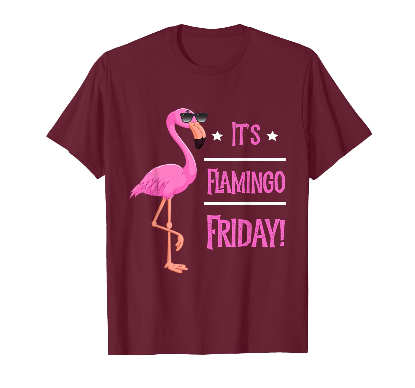 Flamingo It’s Flamingo Friday Birds Wearing Glasses T-Shirt