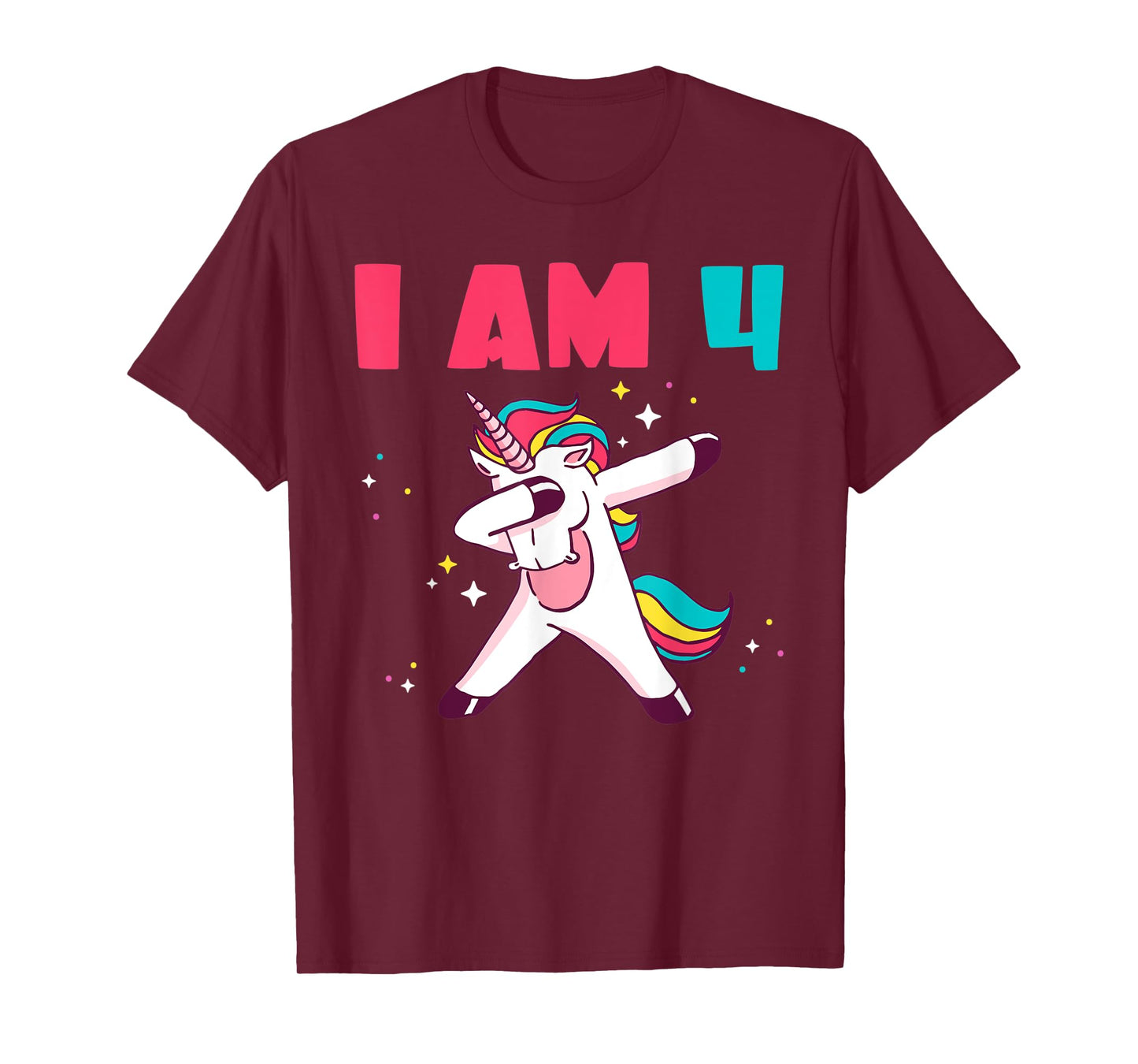 I am 4 Years Magical Unicorn T-Shirt
