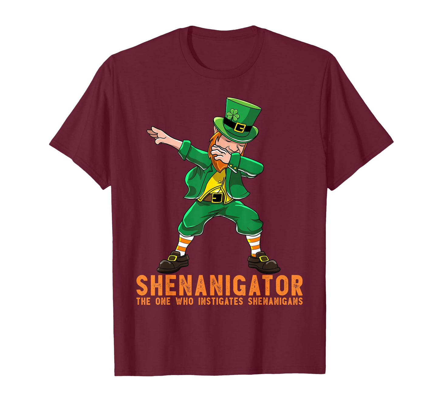 Shenanigator Dabbing Leprechaun Shenanigans St Patricks Day T-Shirt