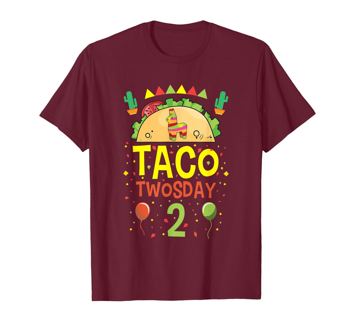 Taco Twosday 2 Two Year Old Boy Girl Birthday Gift T-Shirt
