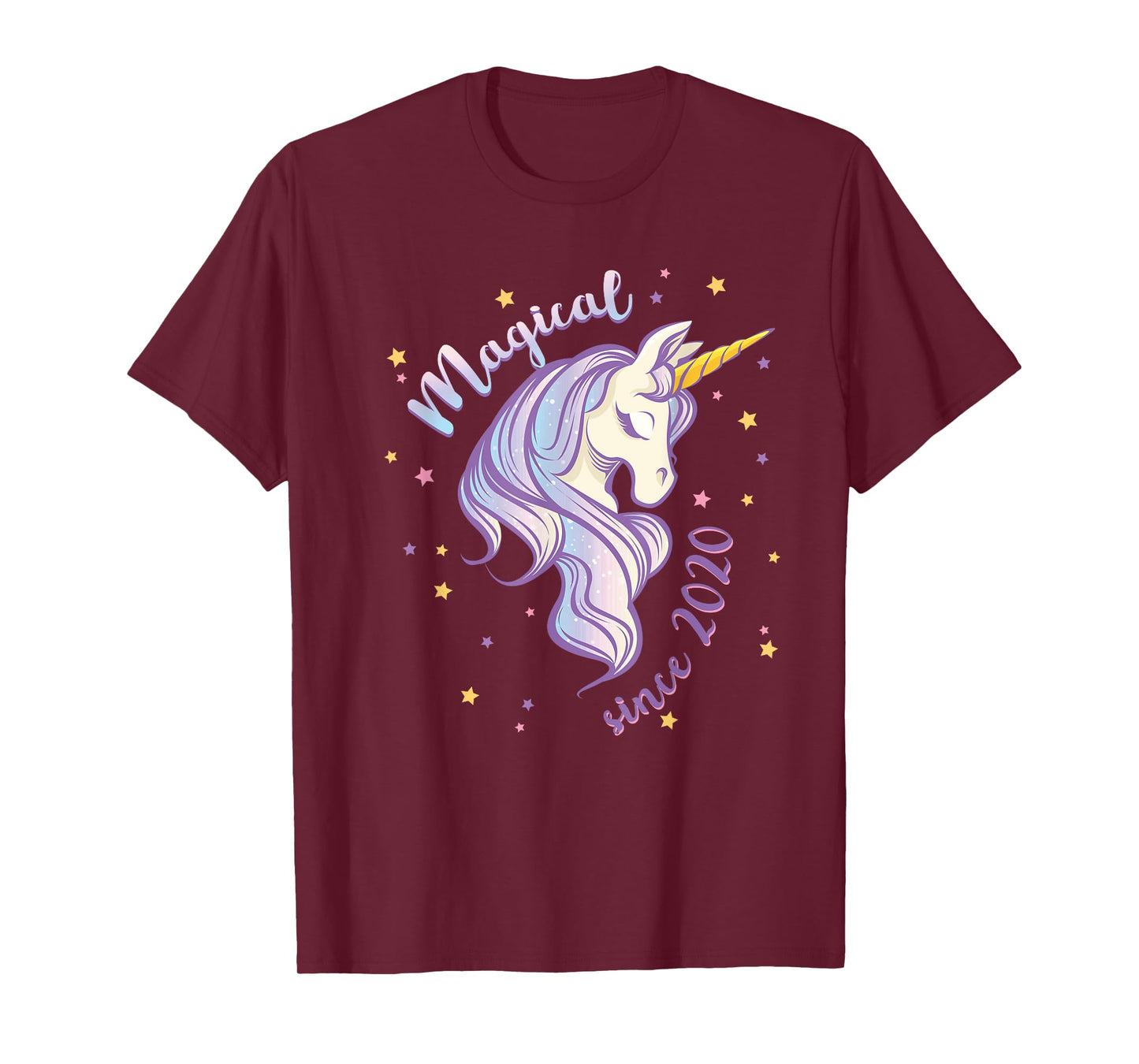 Unicorn Magical Since 2020 2nd Birthday T-Shirt