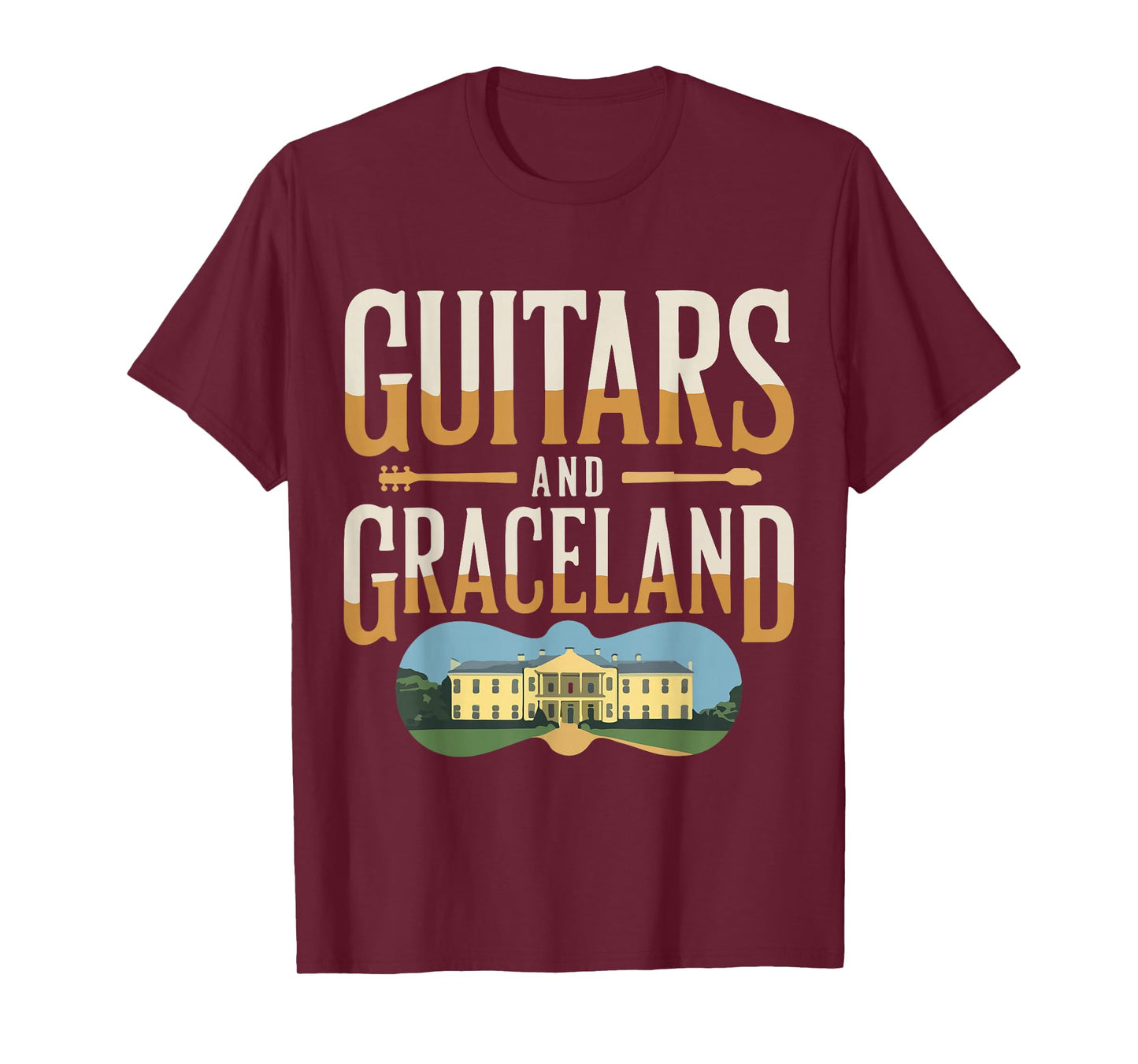 Memphis Guitar Graceland of Tennessee T-Shirt