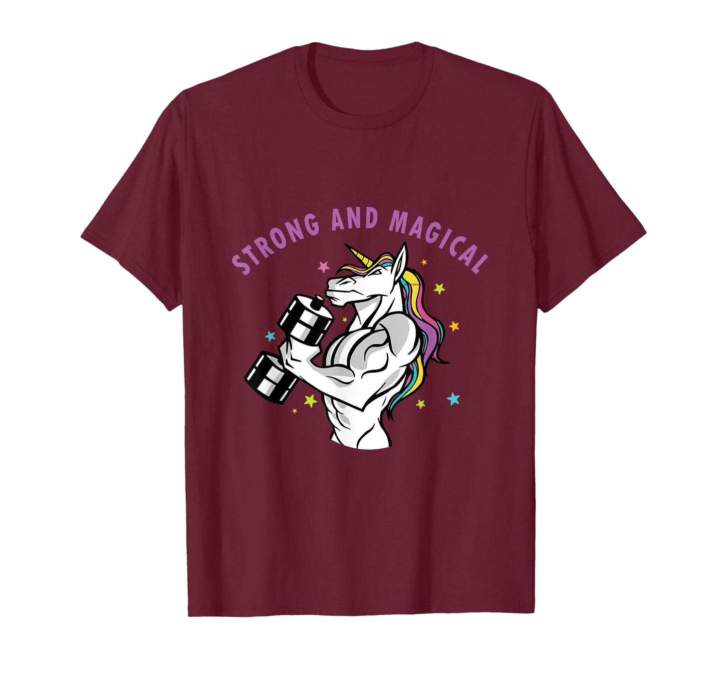Strong And Magical Unicorn Workout Muscle Men Women Gay LGBT T-Shirt