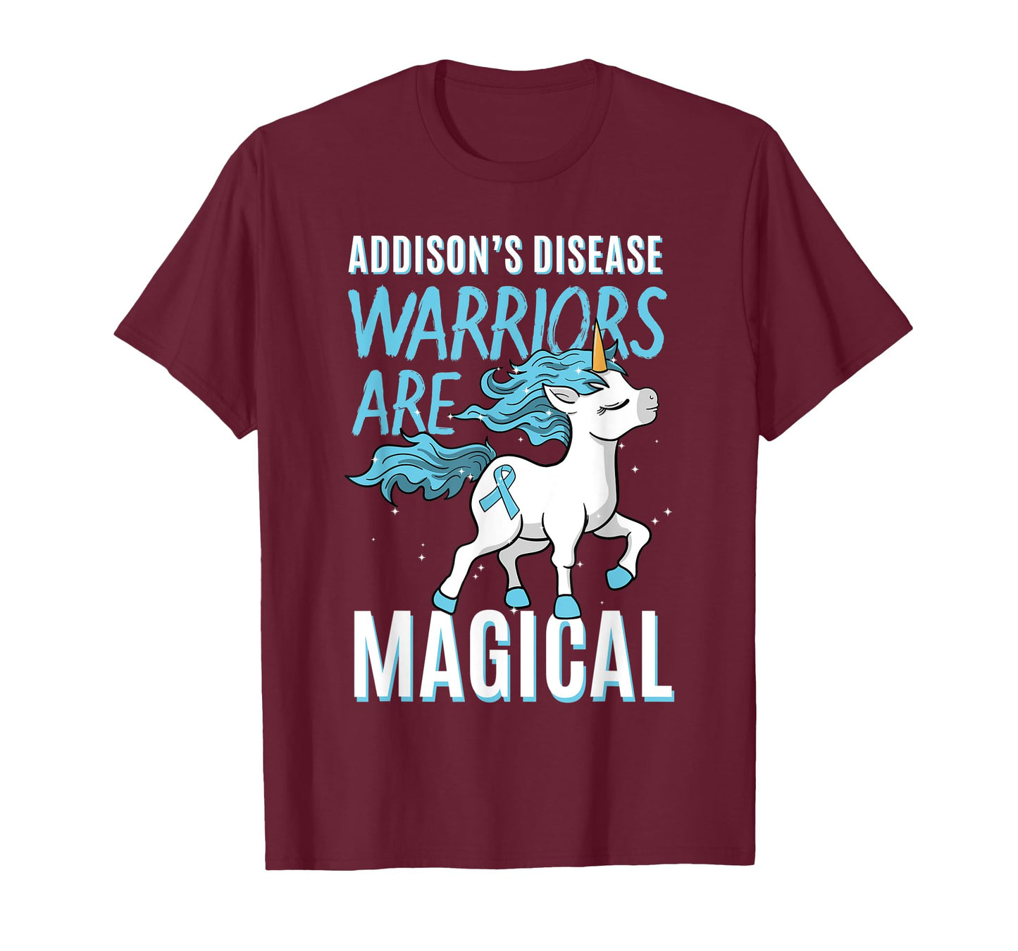 Addison's Disease Warrior Hypocortisolism Unicorn Lover T-Shirt