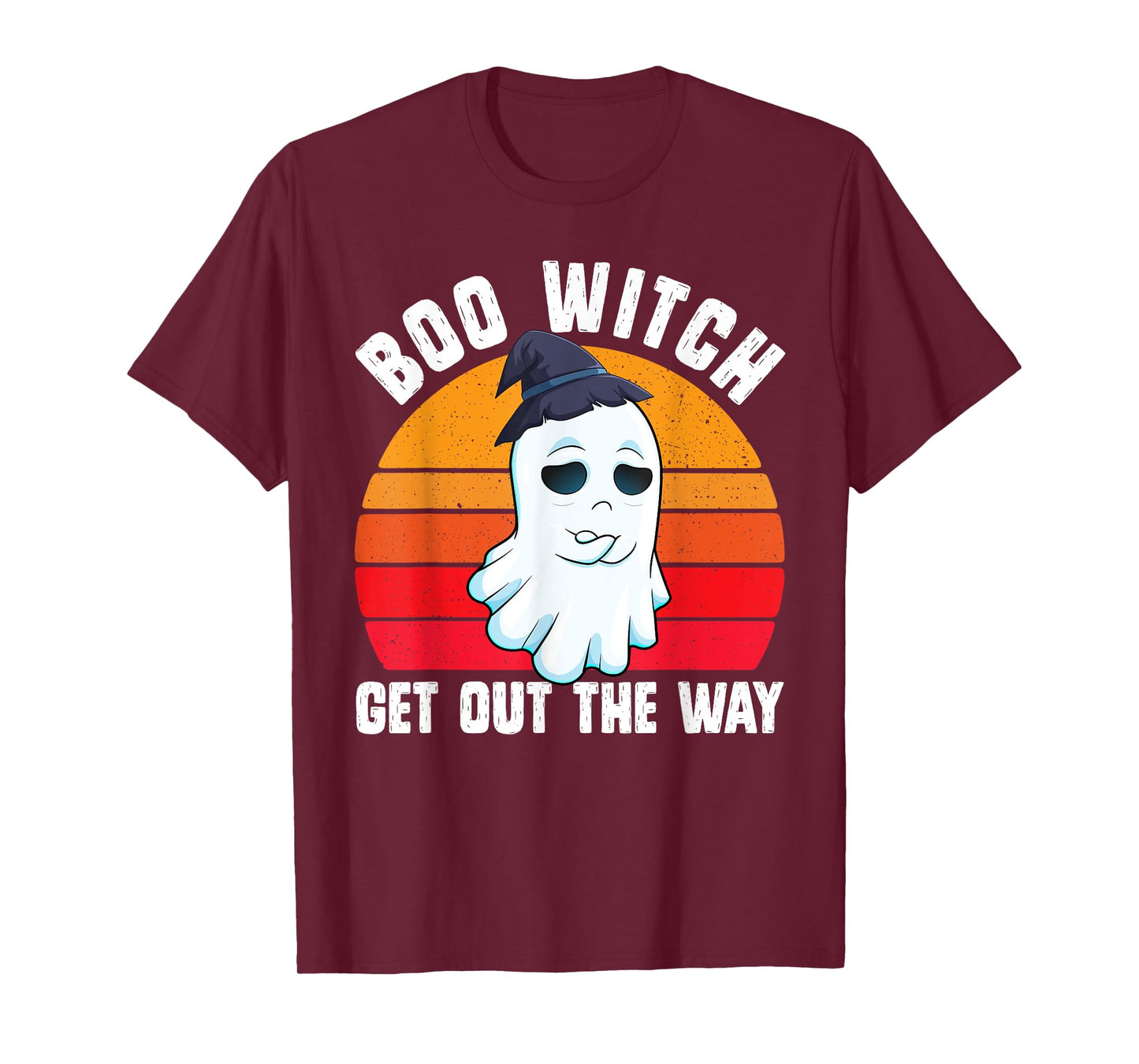 Boo Witch Get Out The Way Funny Halloween Costume Pun T-Shirt