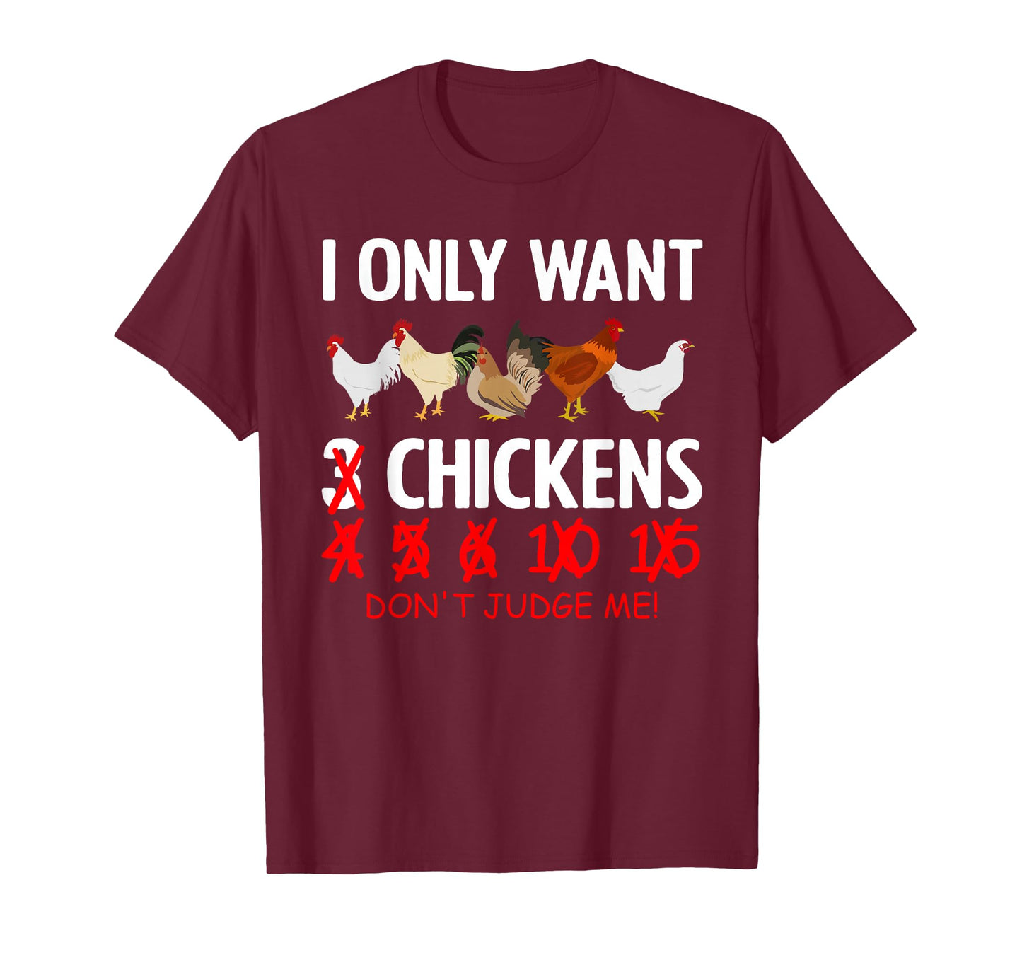 Funny Chicken Design For Men Women Poultry Chicken Lovers T-Shirt