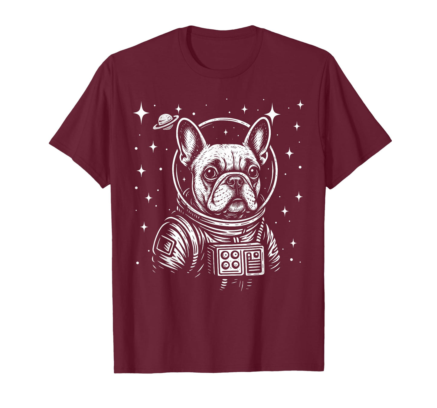 Astronaut French Bulldog Space Galaxy Dog Lovers T-Shirt