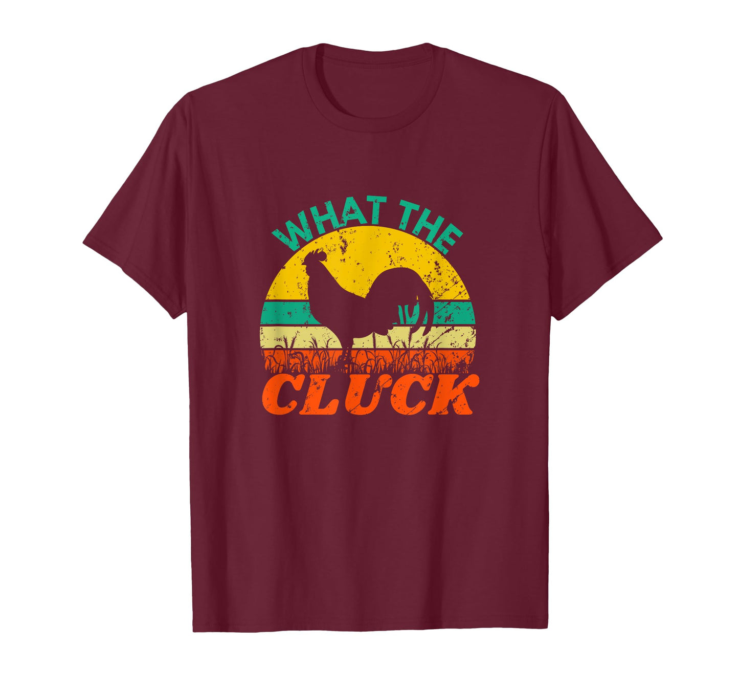 Funny Chicken Shirts | What the Cluck | Retro Vintage Style T-Shirt