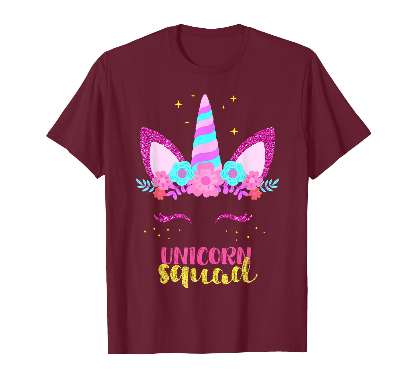 Unicorn Squad, Cute Fantasy Family Matching Tee for Parties T-Shirt