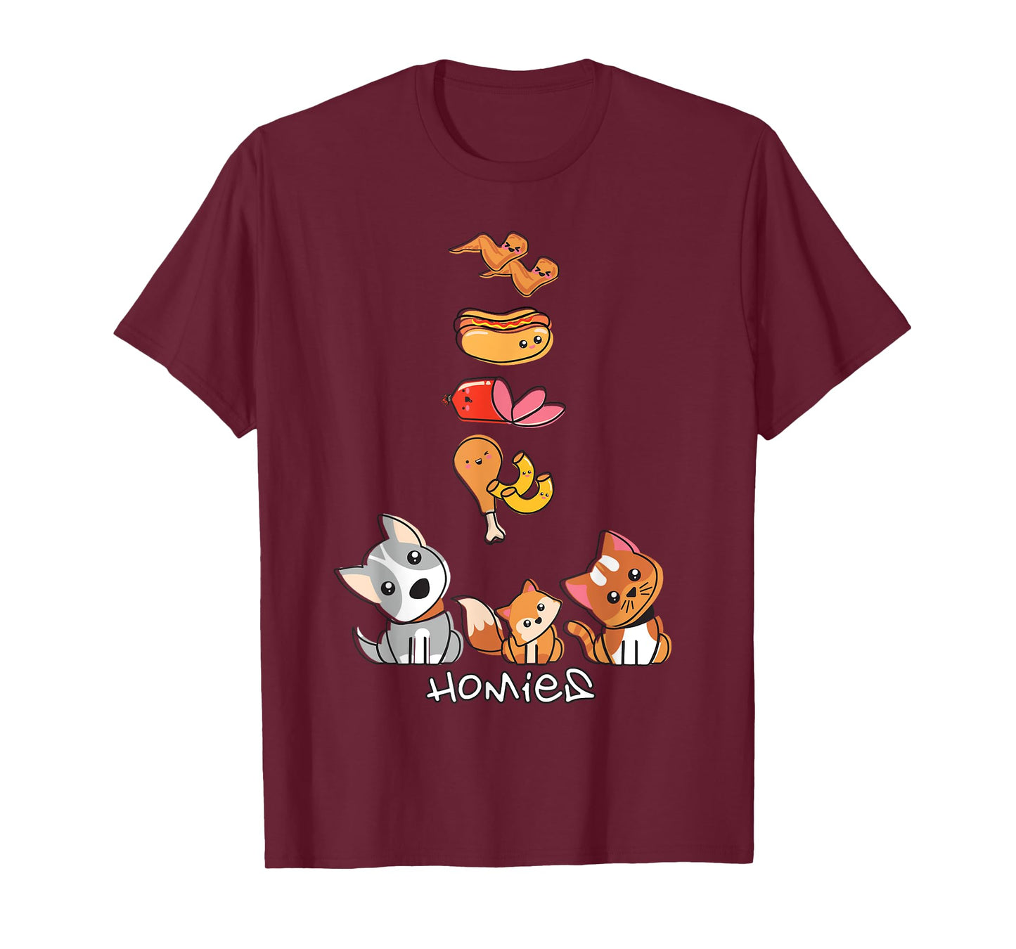 Chicken Wing, Chicken Wing, Hot Dog & Bologna T-Shirt for Men Women Girls Kids