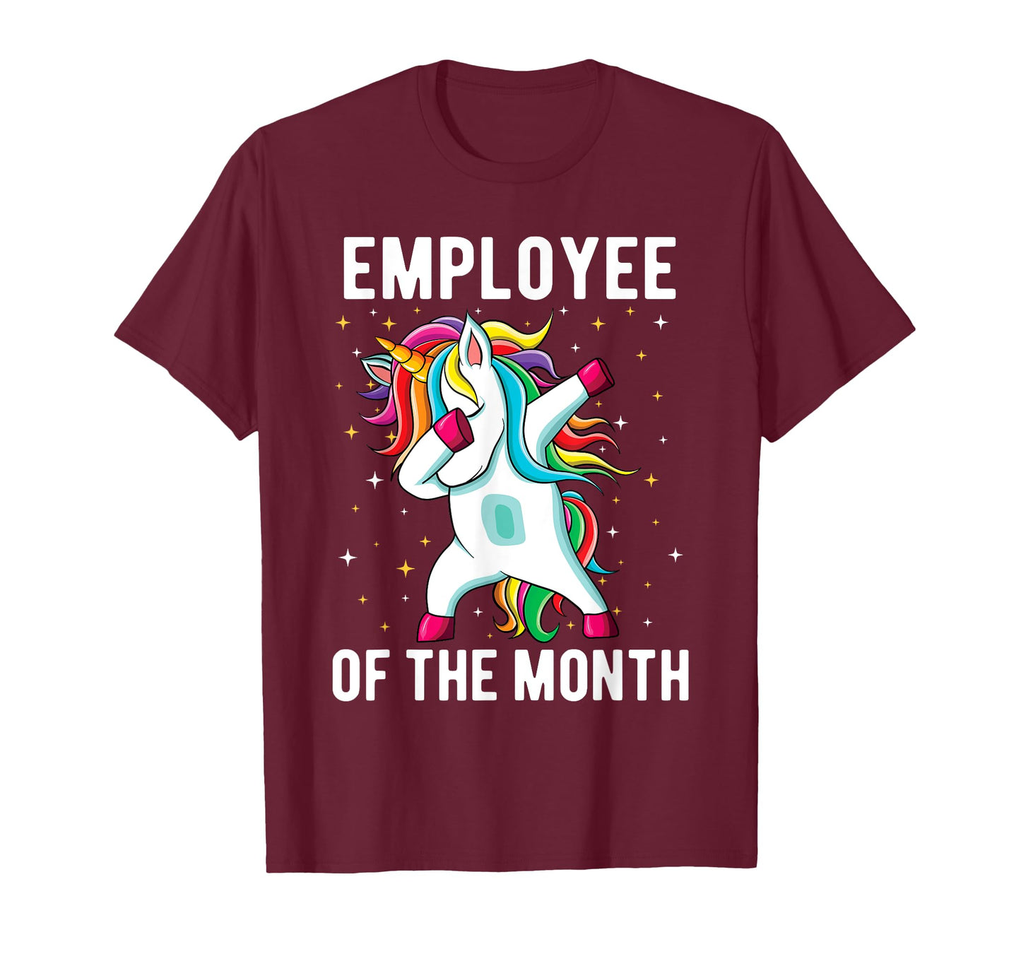 SOMMAS Unicorn Lover Employee Appreciation T-Shirt, Women's, Black, Small, Short Sleeve, Classic Fit, Cotton 60% Polyester 40%