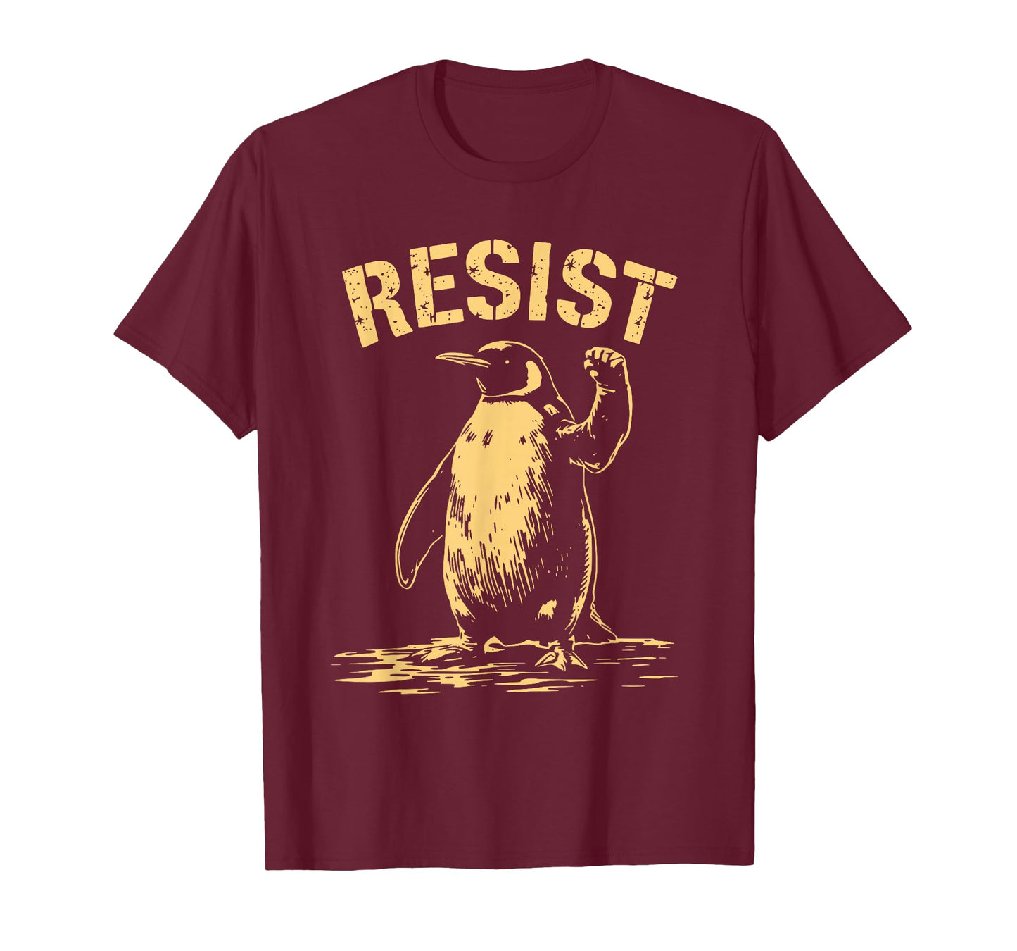 Funny Resist Penguin Activism Design Against Deportation T-Shirt