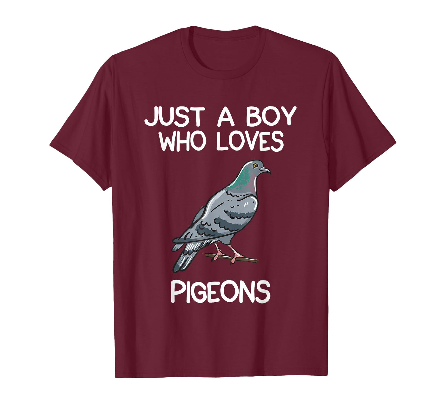 Just A Boy Who Loves Pigeons Owner Lover Gift Pigeon Love T-Shirt