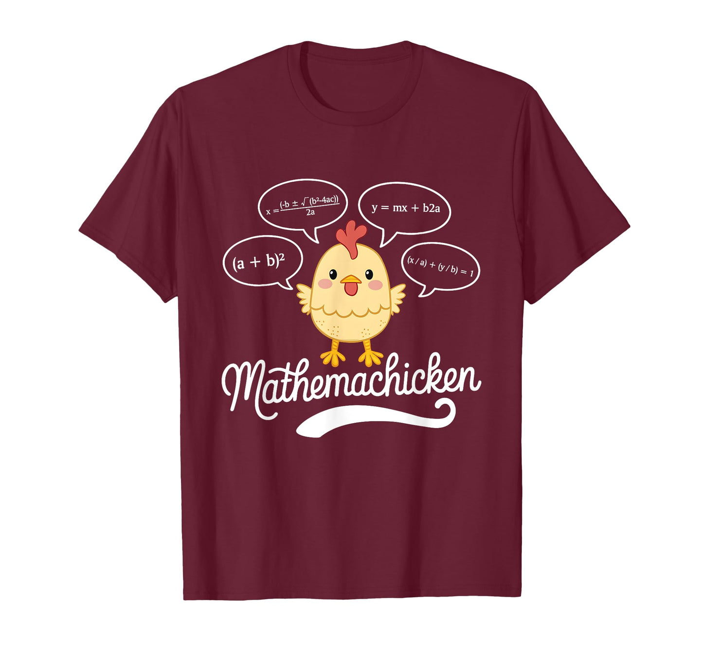 Mathemachicken Math Chicken Teacher Retire Mathematician T-Shirt
