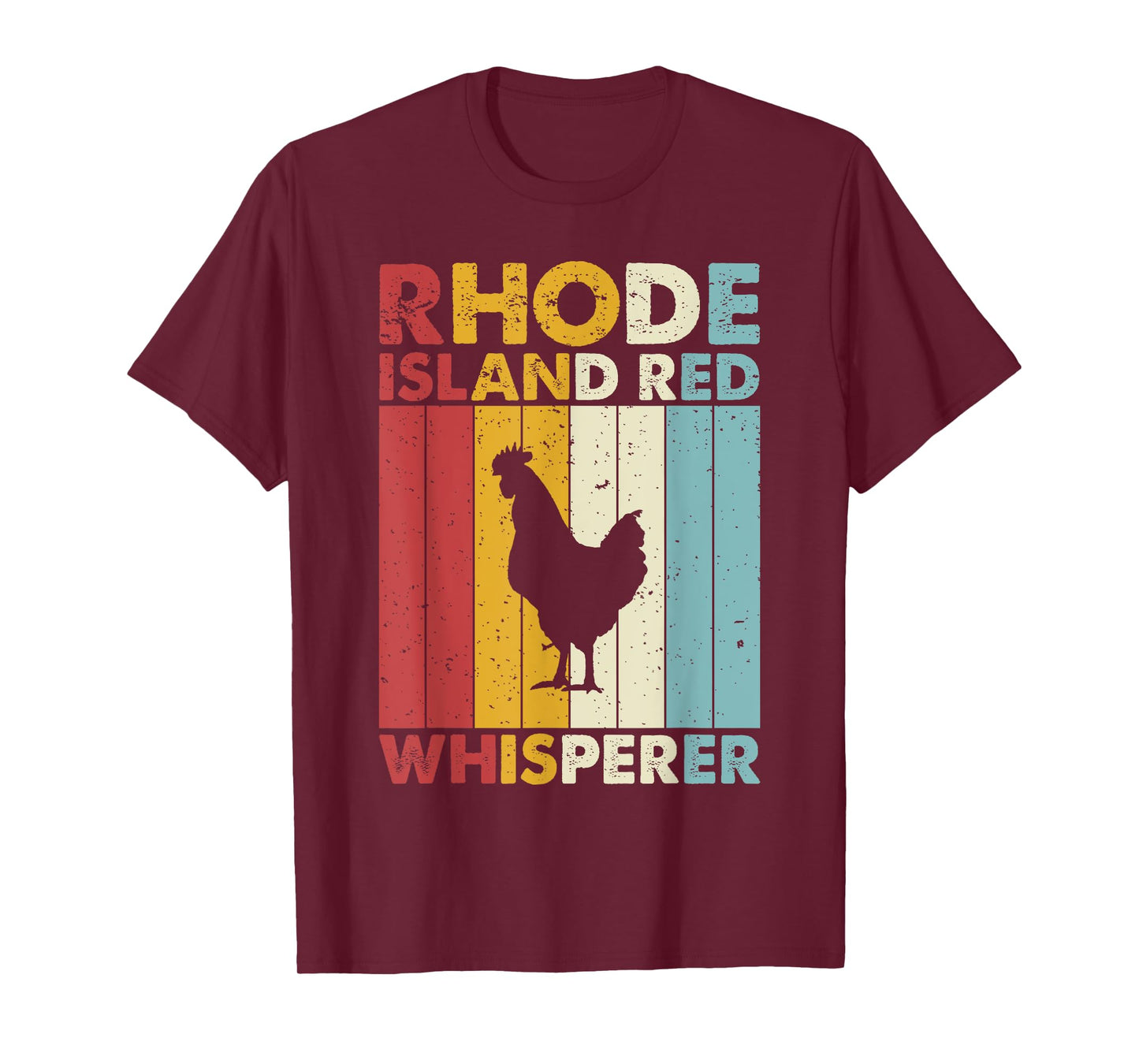 Chicken Dad Mom Whisperer - Farmer Vintage Rhode Island Red T-Shirt