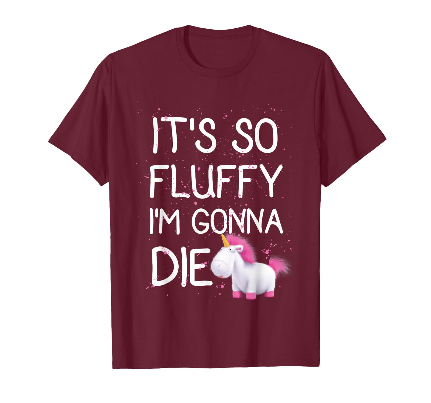 Despicable Me Minions It's So Fluffy Unicorn Graphic T-Shirt T-Shirt