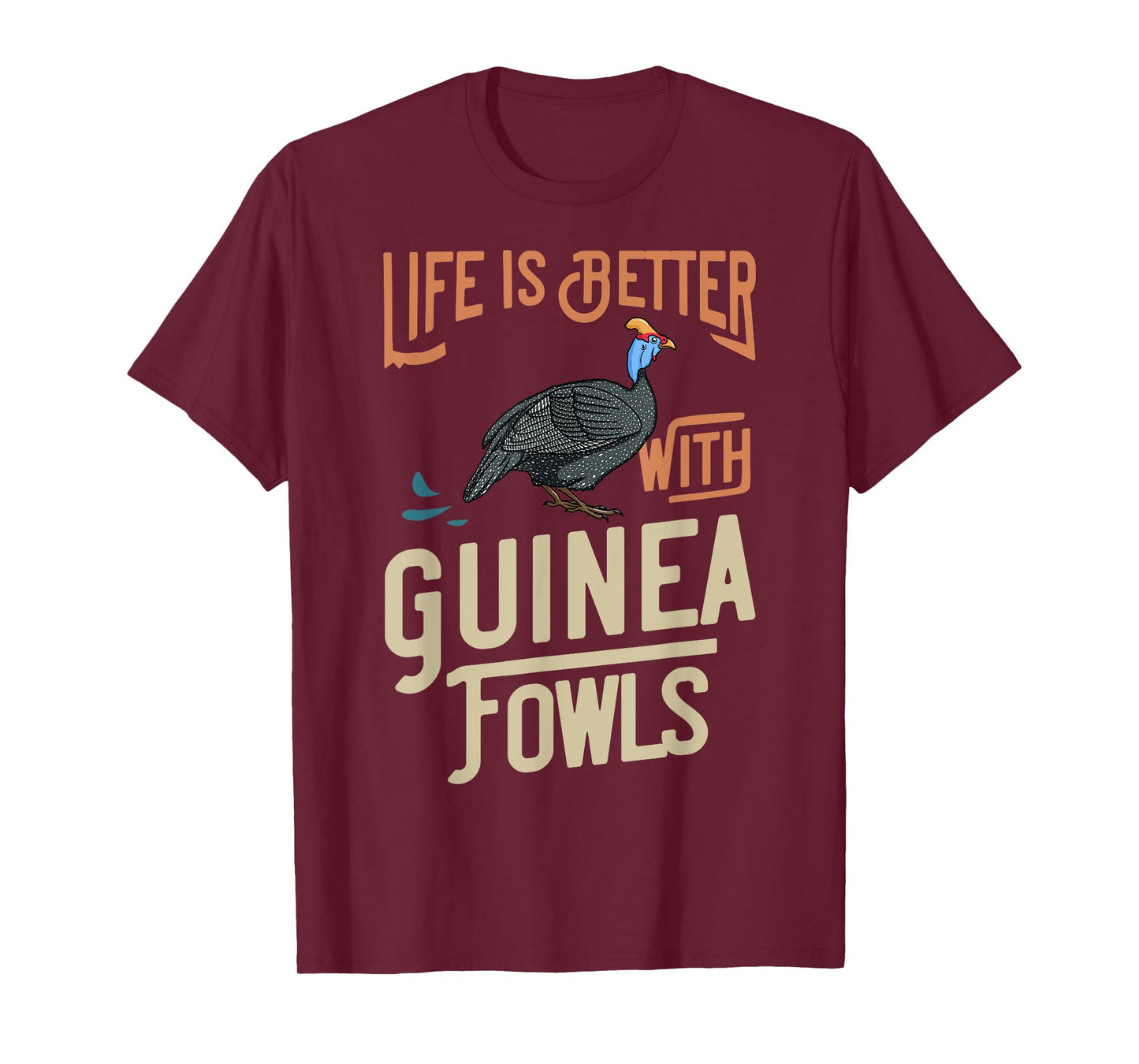 Guinea Fowl Gift Chicken Hen Farmer T-Shirt