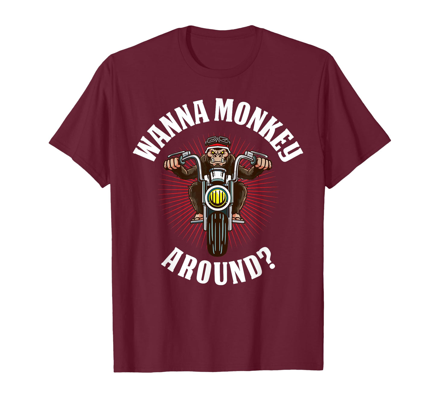 Monkey Motorcycle T-Shirt