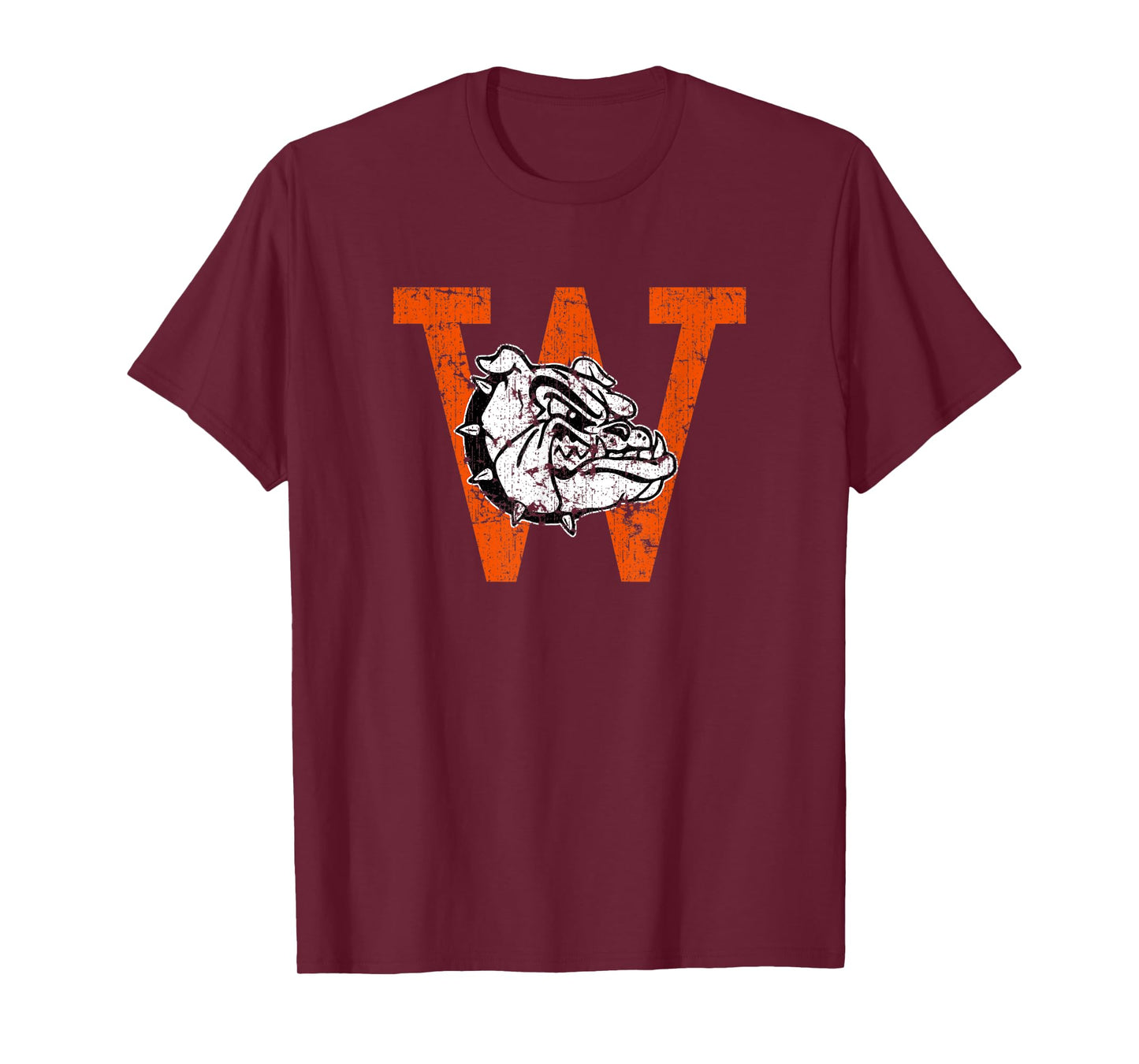 Wayne Bulldogs Mascot Lettermark T-Shirt