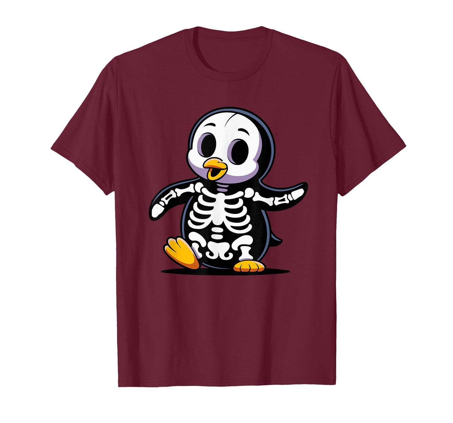 Halloween Penguin Skeleton Spooky Penguins T-Shirt