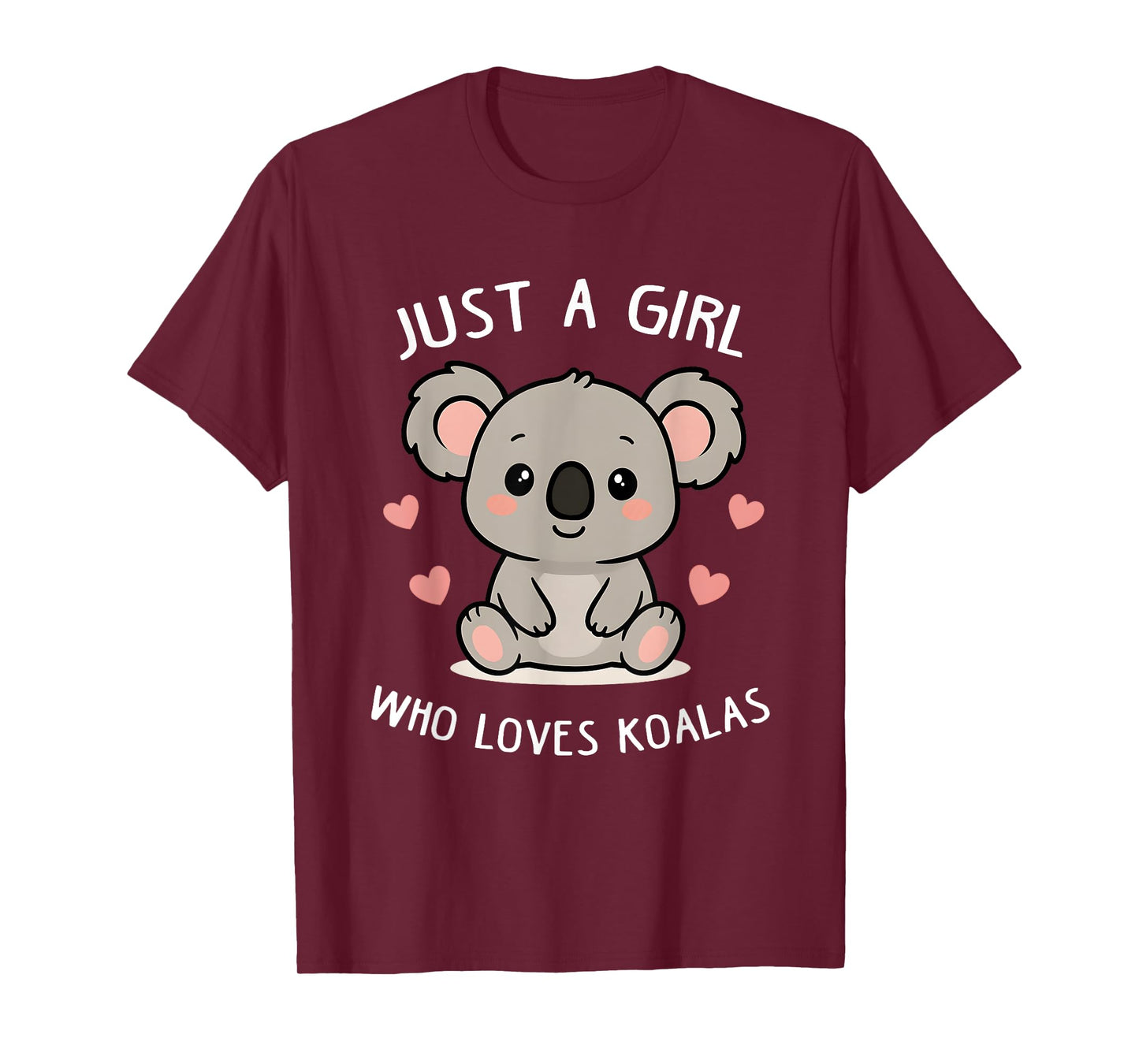 Just a Girl who Loves Koalas Cute Funny Koala Gift Women T-Shirt