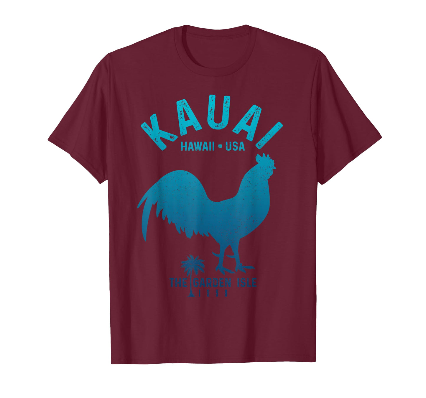 Kauai 1959 The Garden Isle Chicken Hawaii Vintage Hawaiian T-Shirt