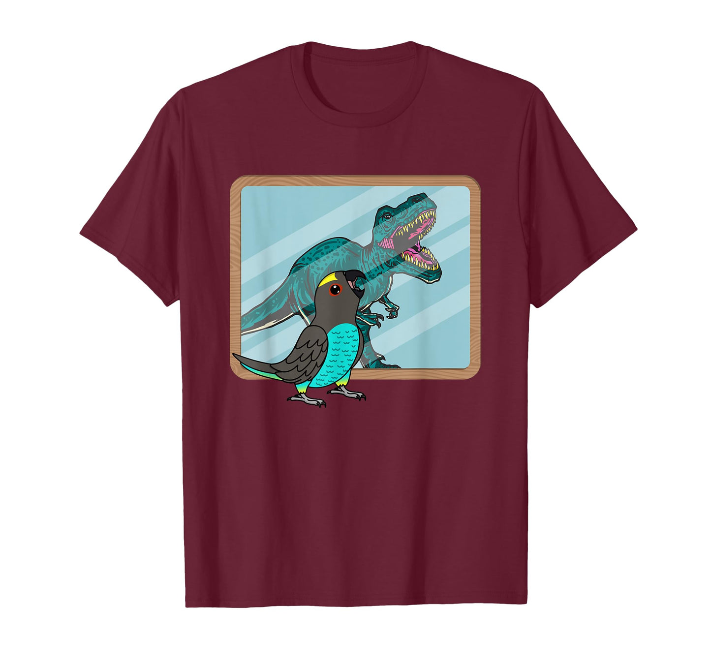 Parrot & T Rex Reflection I Meyers Parrot T-Shirt