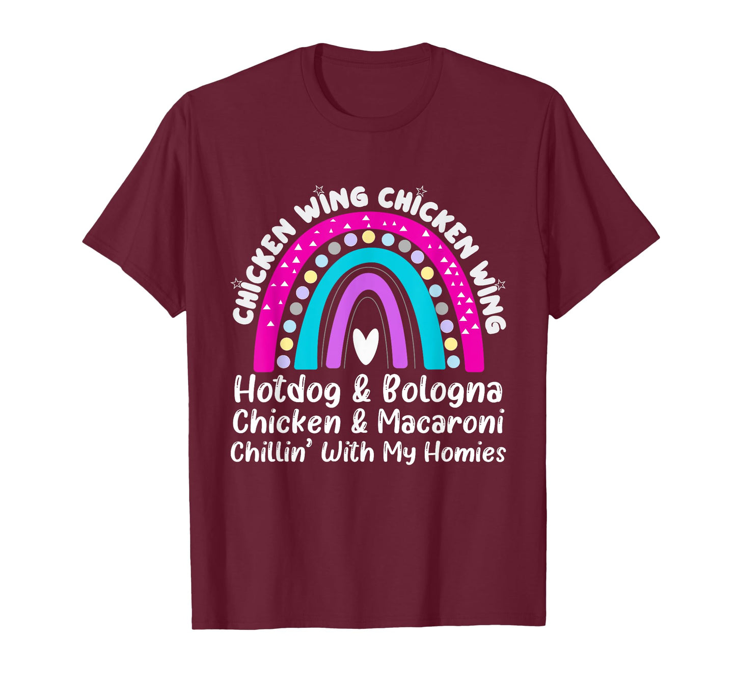 Viral Chicken Wing Chicken Wing Hot Dog Bologna Song lyric T-Shirt