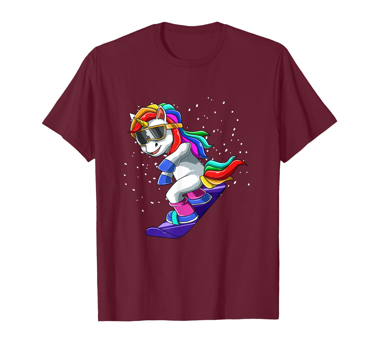 Unicorn Snowboard - Funny Ski and Wintersports T-Shirt