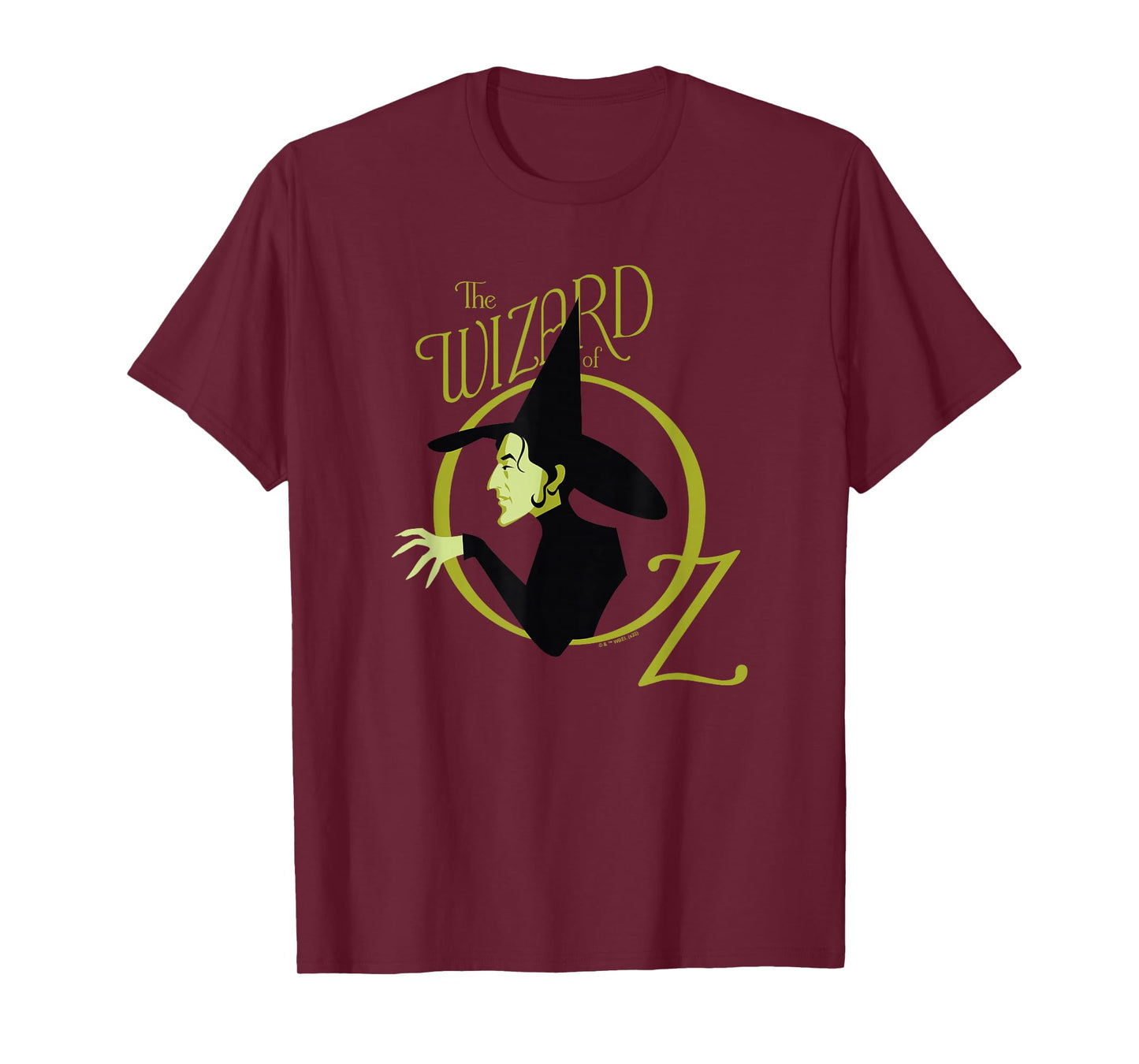The Wizard of Oz Wicked Witch Silhouette Vintage Profile T-Shirt