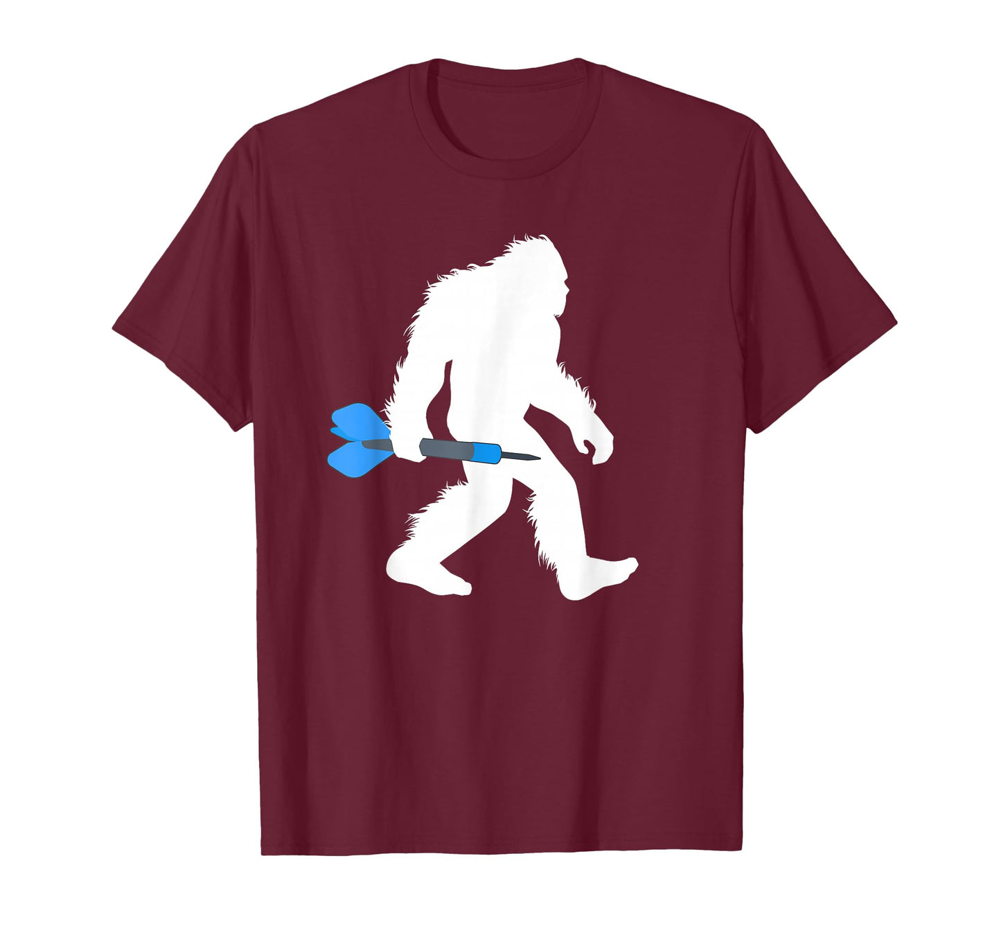 Bigfoot Darts Player Dartsmith Sasquatch Dartist T-Shirt