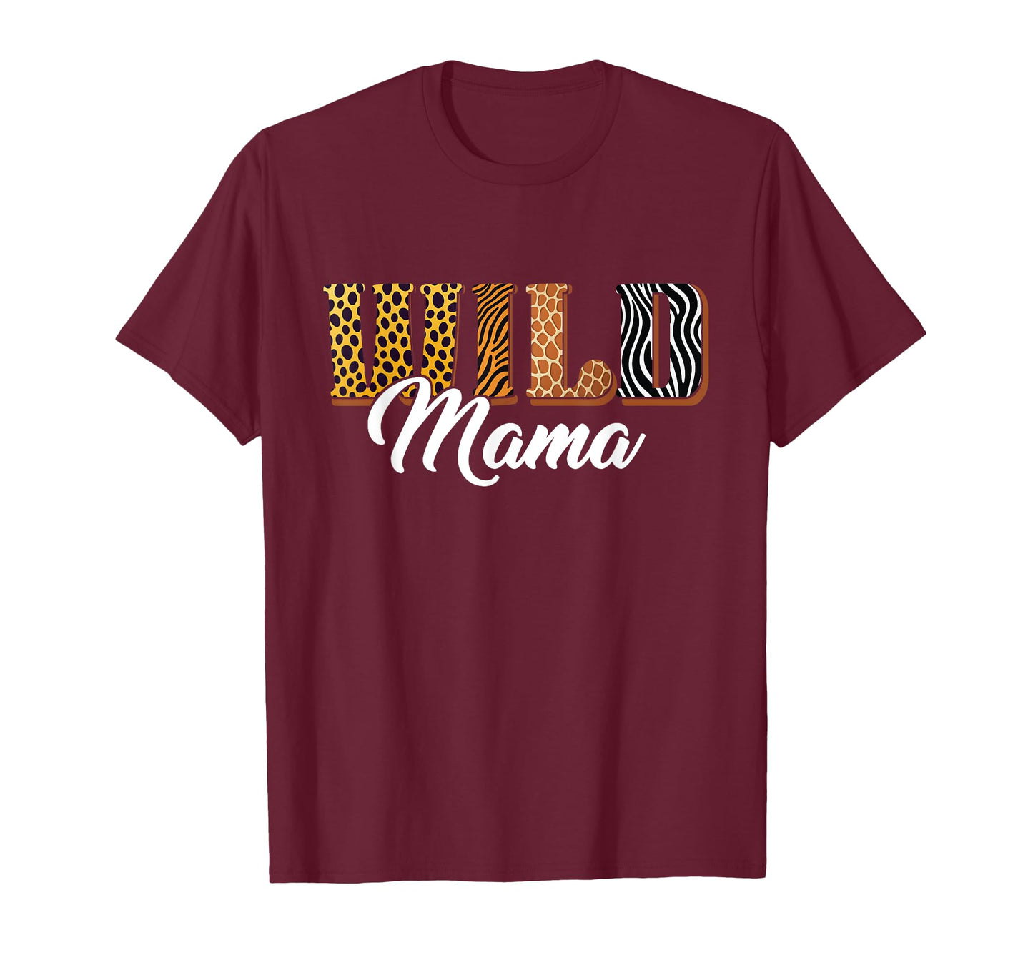 Wild Mama Zoo Safari Jungle Animal Birthday Matching Family T-Shirt