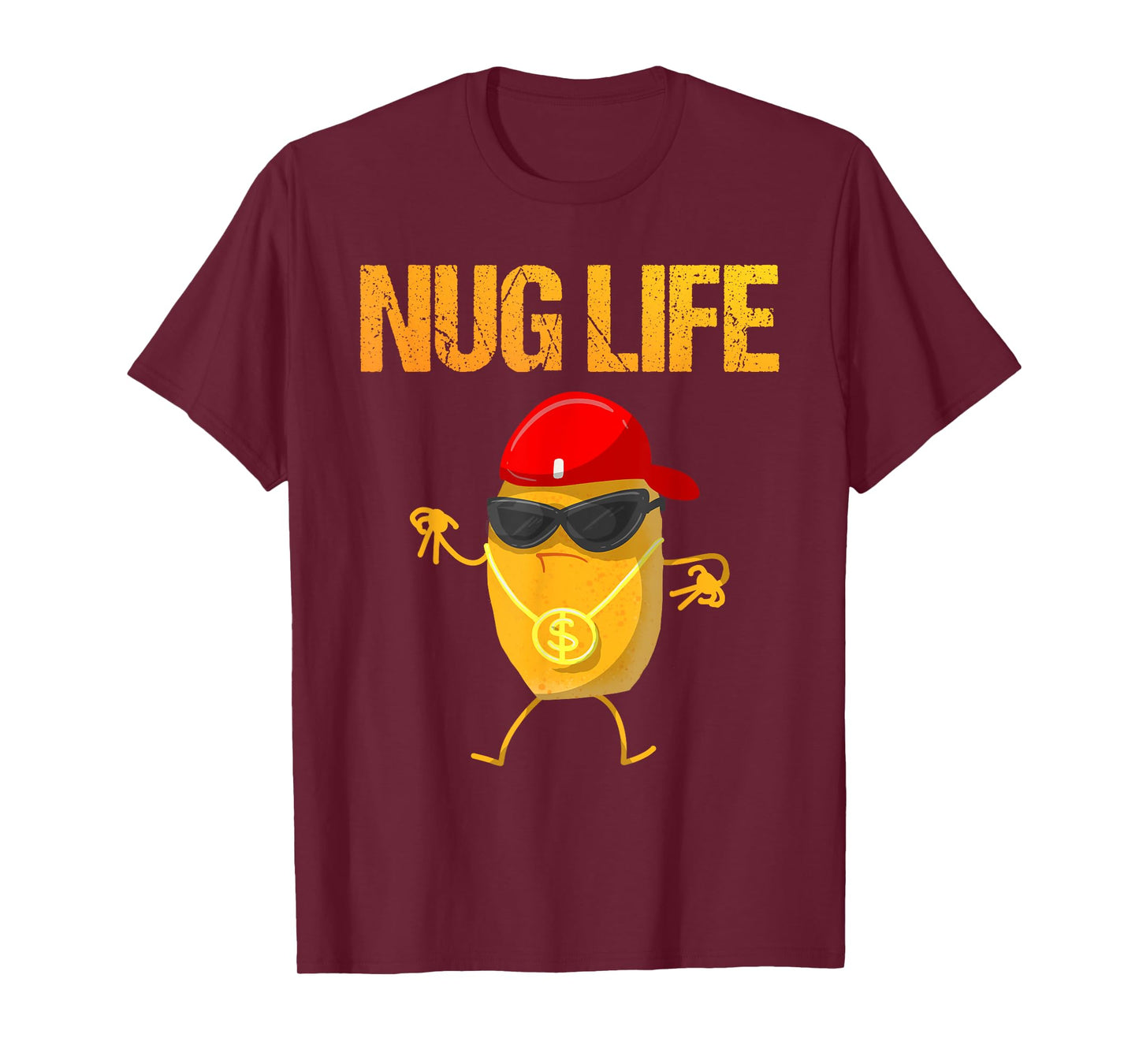 Cool Chicken Nugget Art For Boys Kids Chicken Nugget Lover T-Shirt