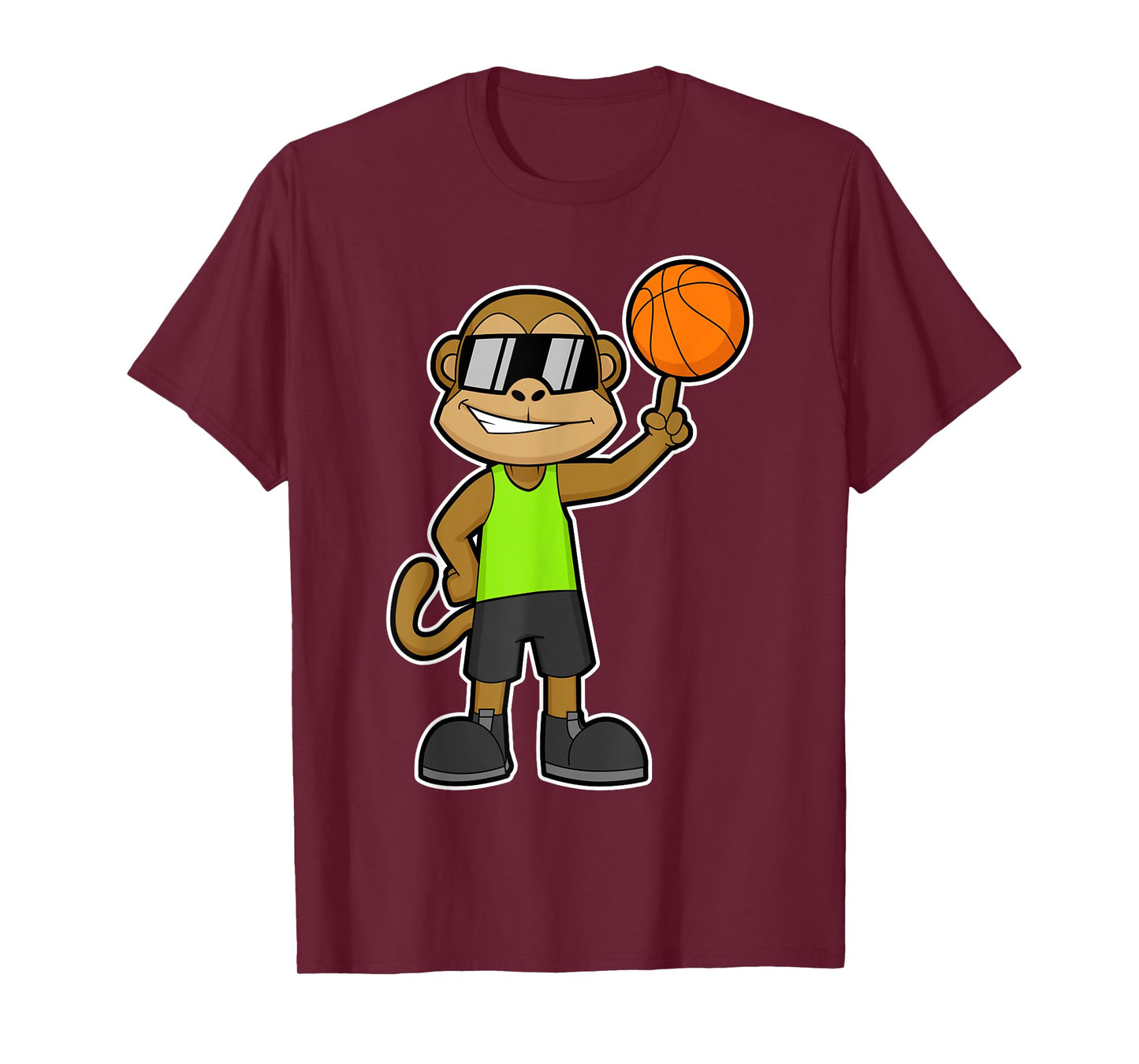 Monkey Basketball player Basketball Sports T-Shirt