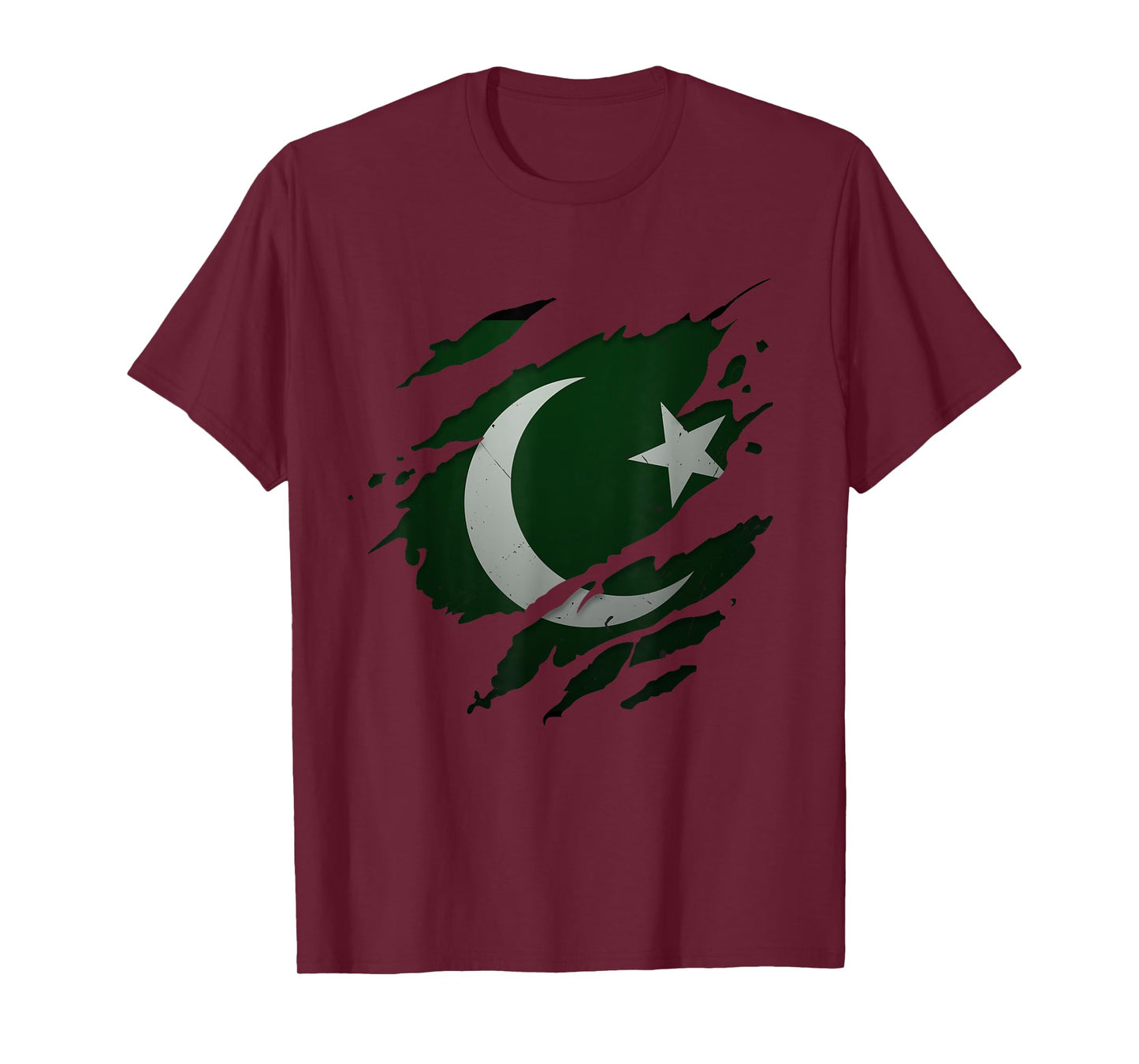 Proud Pakistani Shirts | Vintage Torn Ripped Pakistan Flag T-Shirt