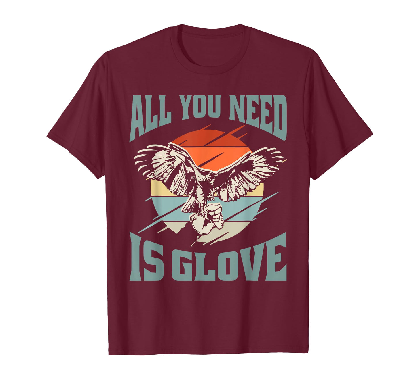 Falconry Hawk Glove Falcon T-Shirt
