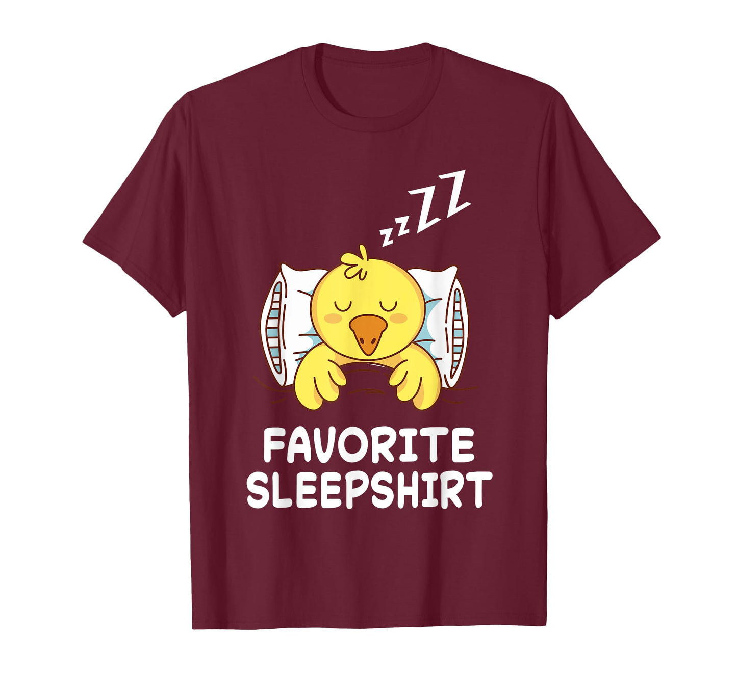 Chick Chicken Nap Sleeping Sleep Pajama Pajamas Nightgown T-Shirt