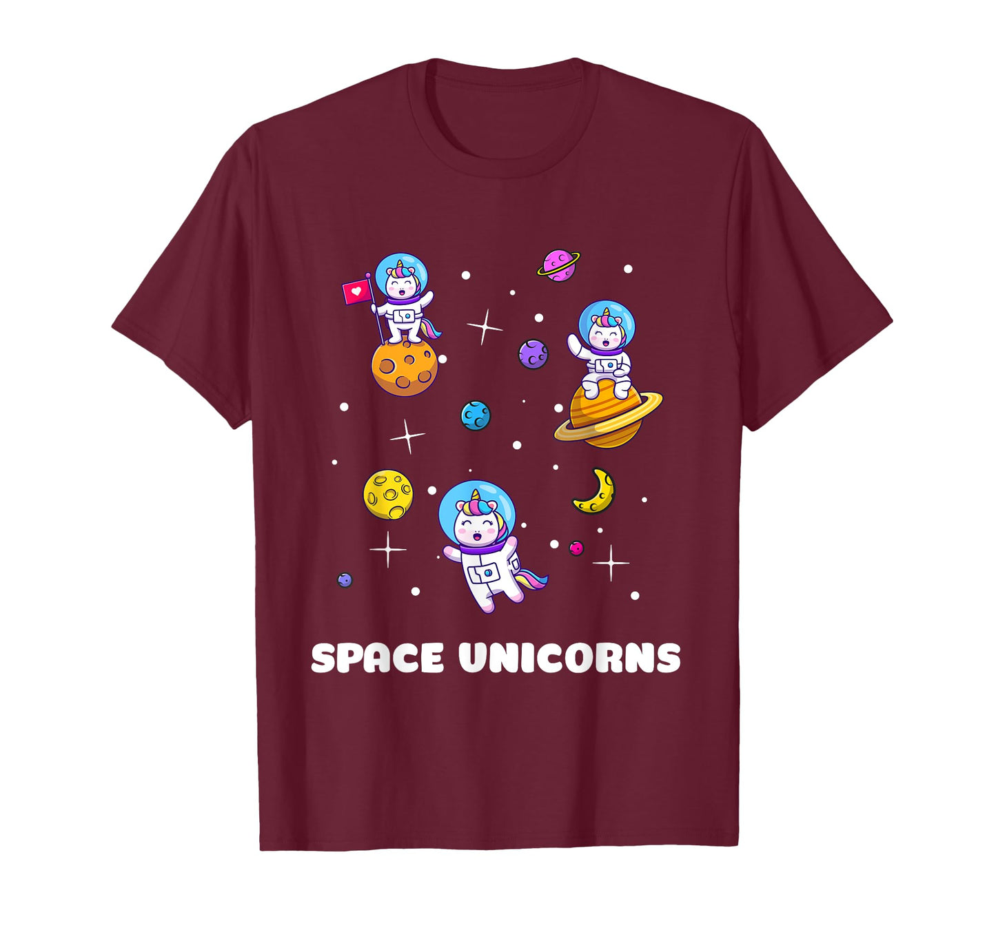 Space Unicorns Astronaut Funny Astronomy Lovers T-Shirt