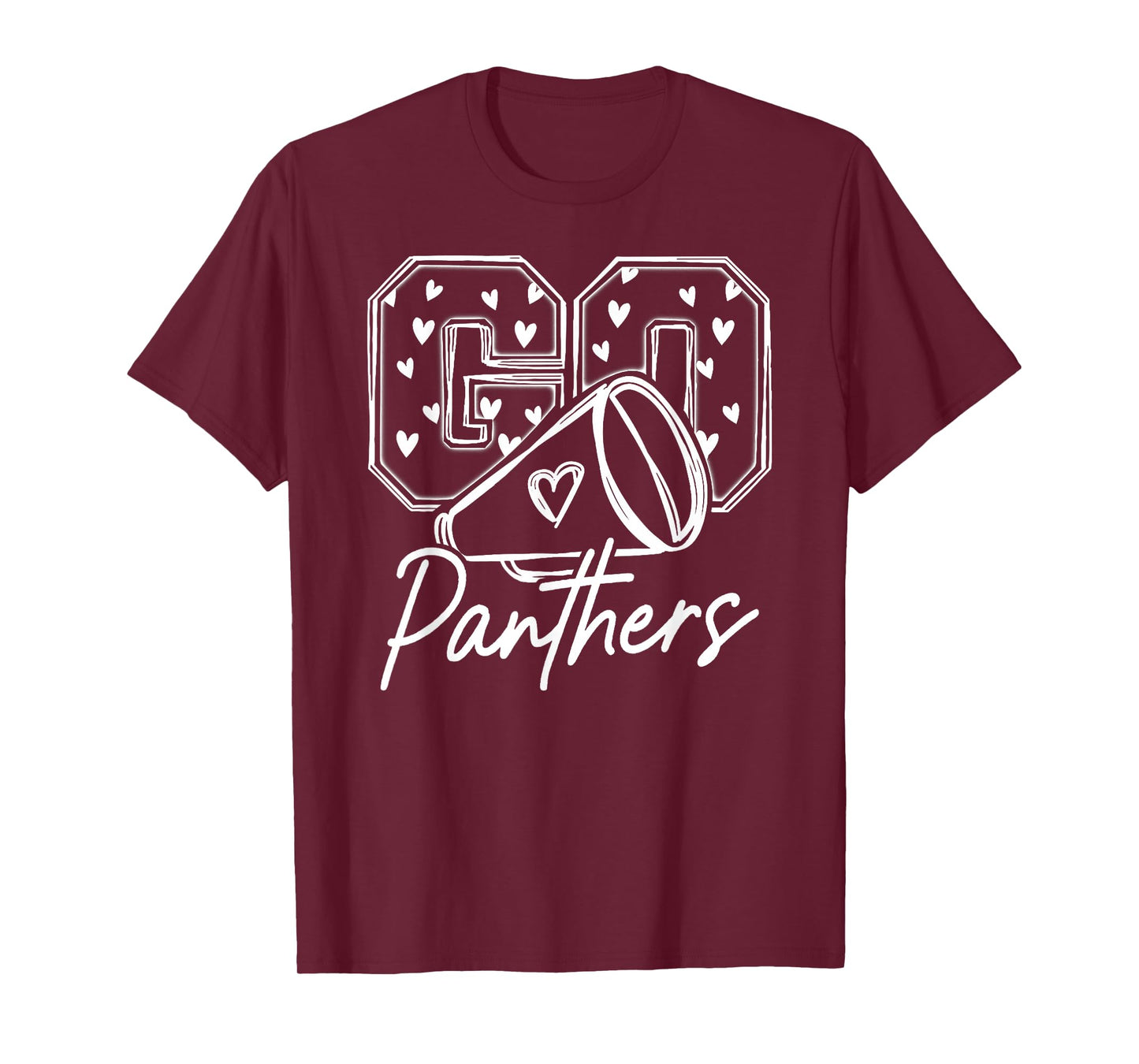 Go Cheer Panthers High School Spirit Team Back to School T-Shirt