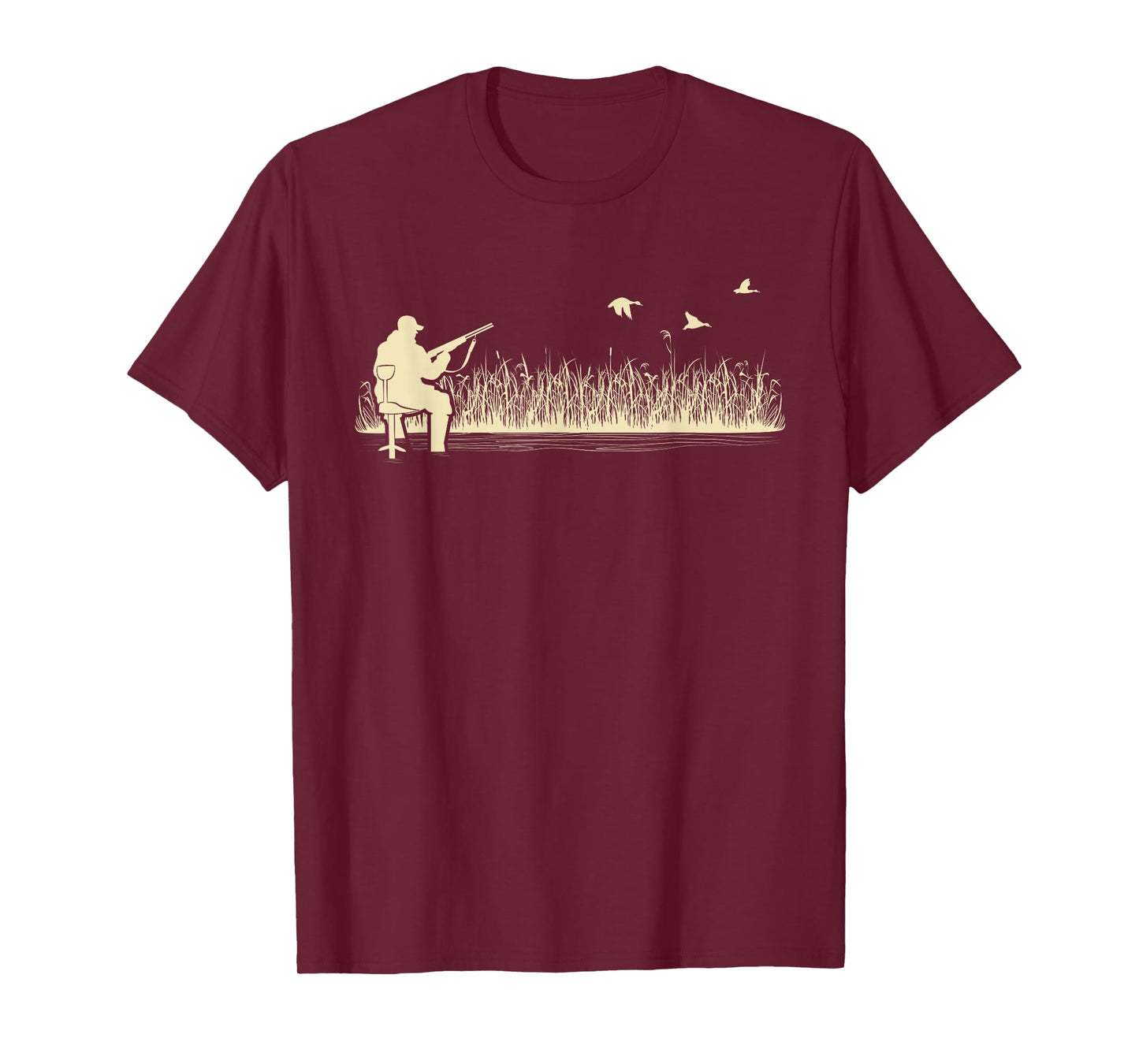 Duck Waterfowl Hunting Swamp Chair For Duck Hunters T-Shirt