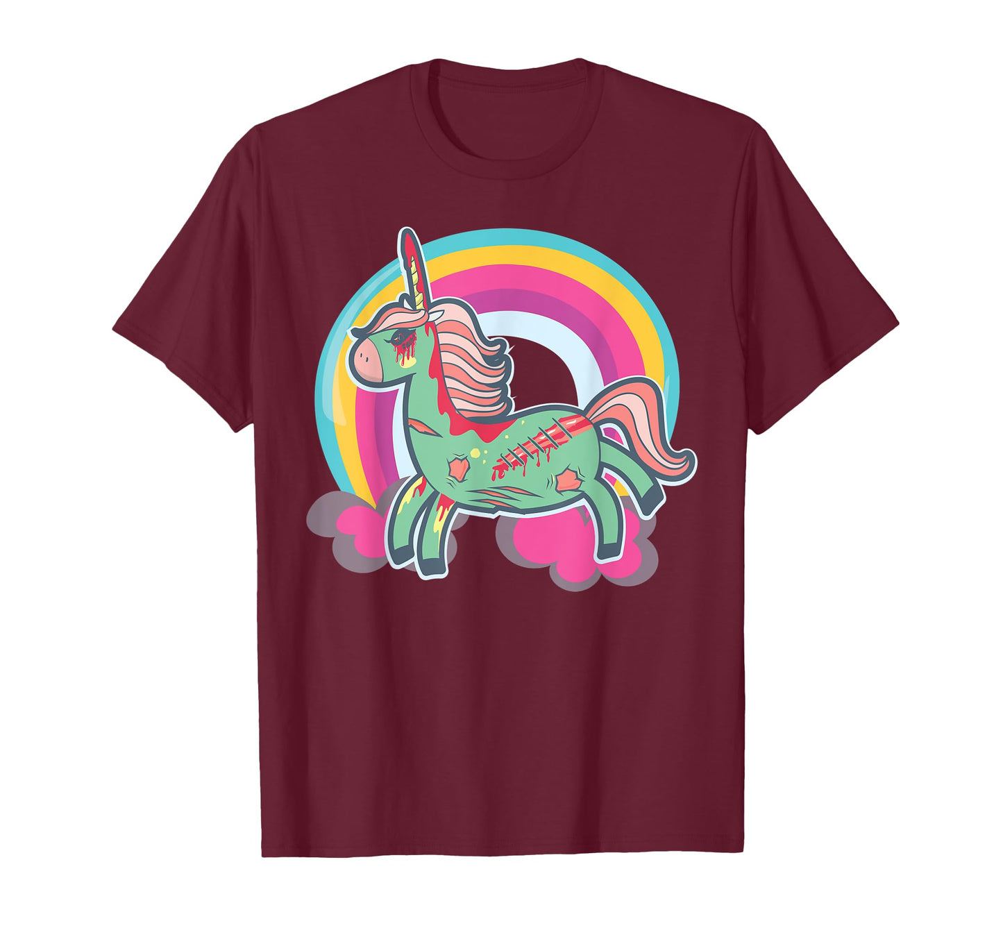 Zombicorn Zombie Unicorn Undead Pastel Halloween T-Shirt
