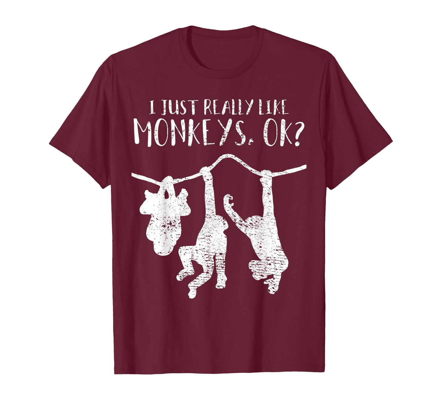 Monkeys Apes Chimps Funny Zoo Vintage Gift T-Shirt