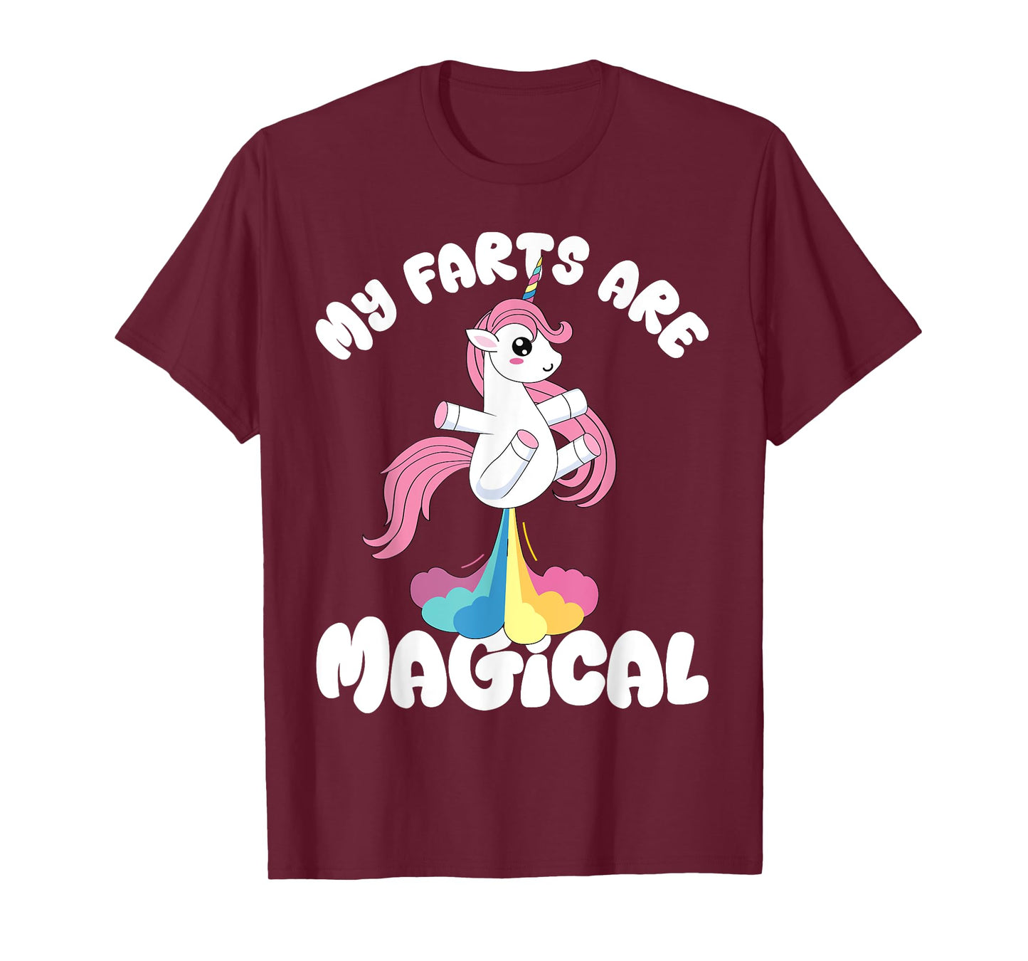 My Farts Are Magical Funny Unicorn Rainbow Farting T-Shirt